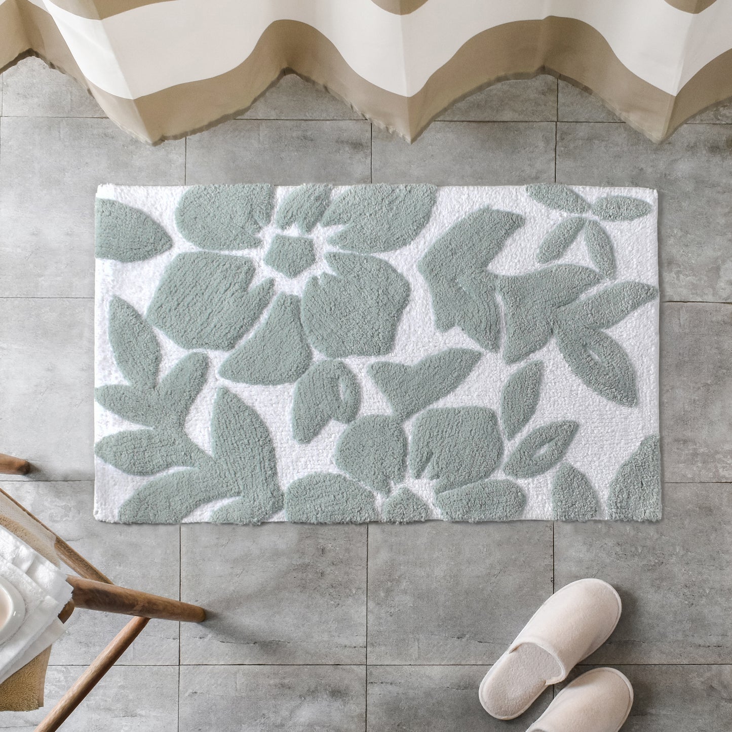 Burlington Leaf Bath Mat - 21"x34"