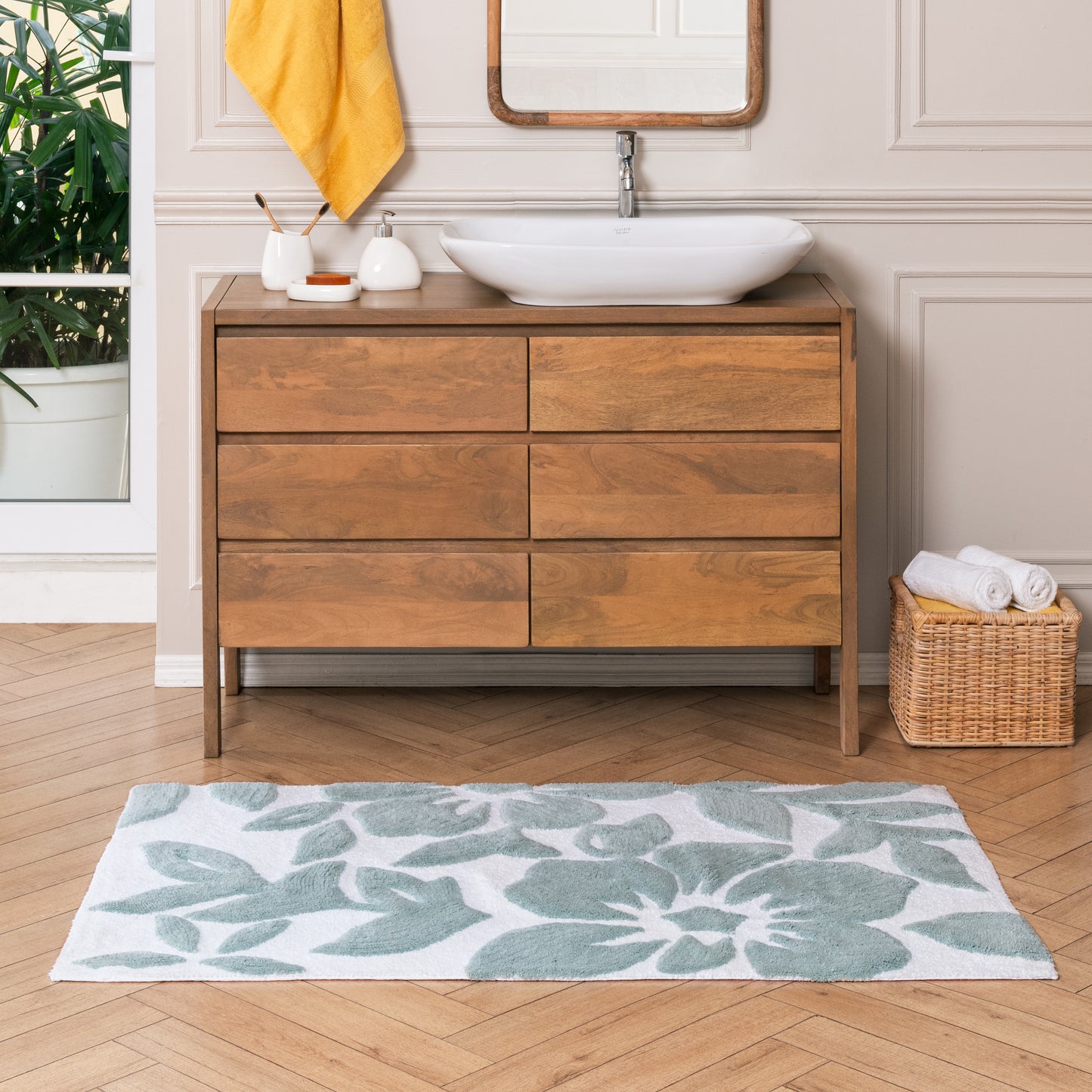 Burlington Leaf Bath Mat - 30"x50"