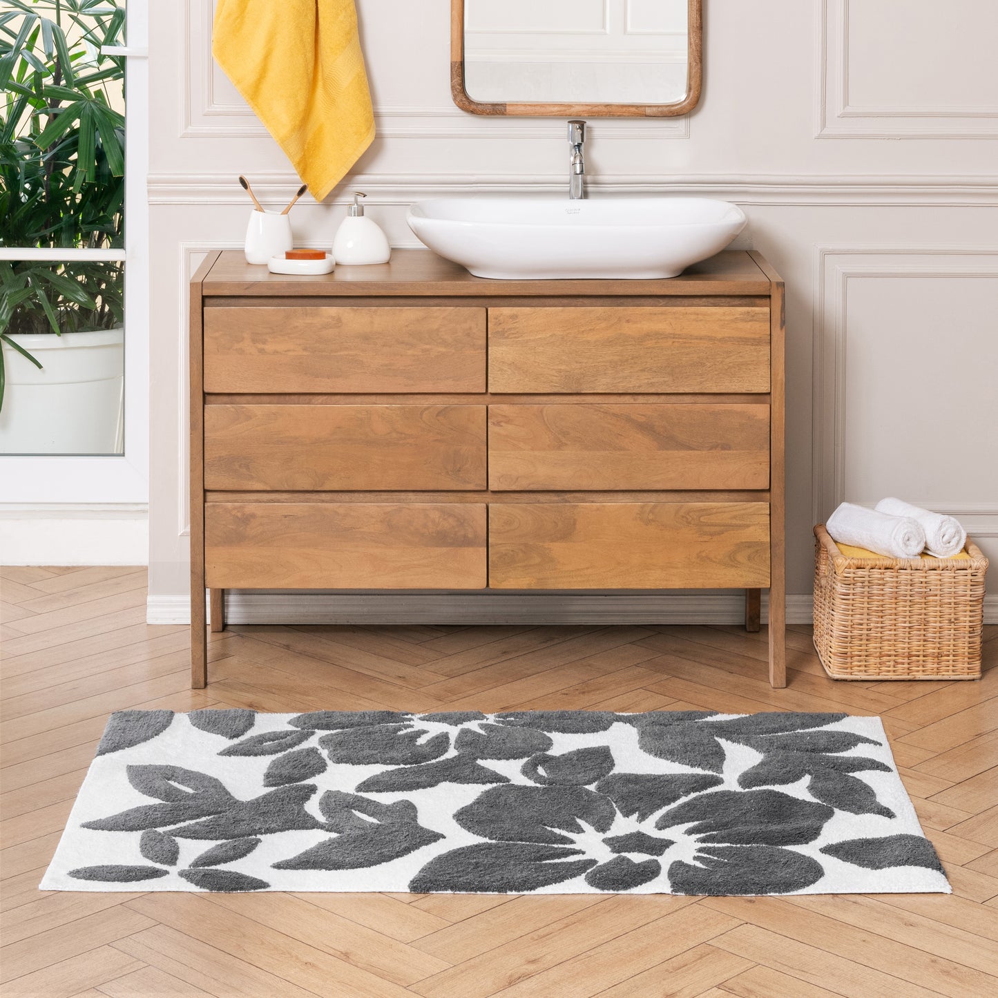 Burlington Leaf Bath Mat - 30"x50"