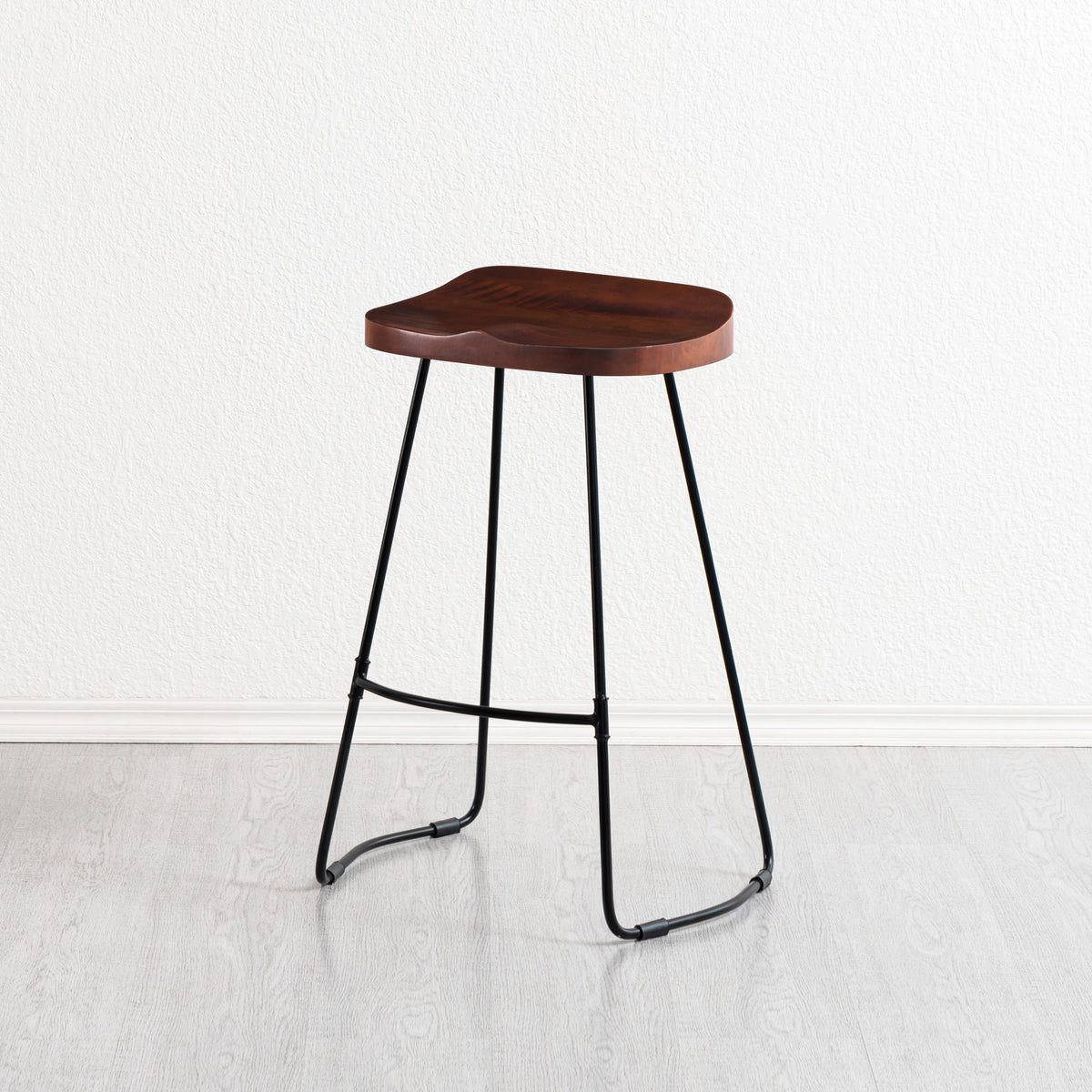Rombass Counter Stool - Walnut