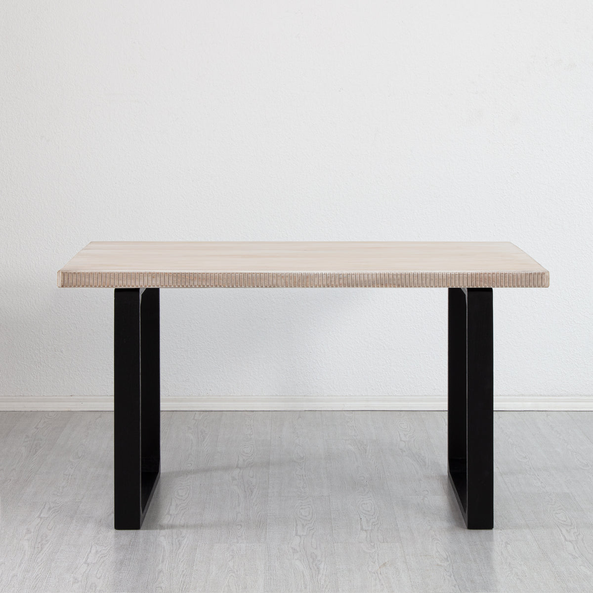 Ancona Solid Wood Desk - Whitewash