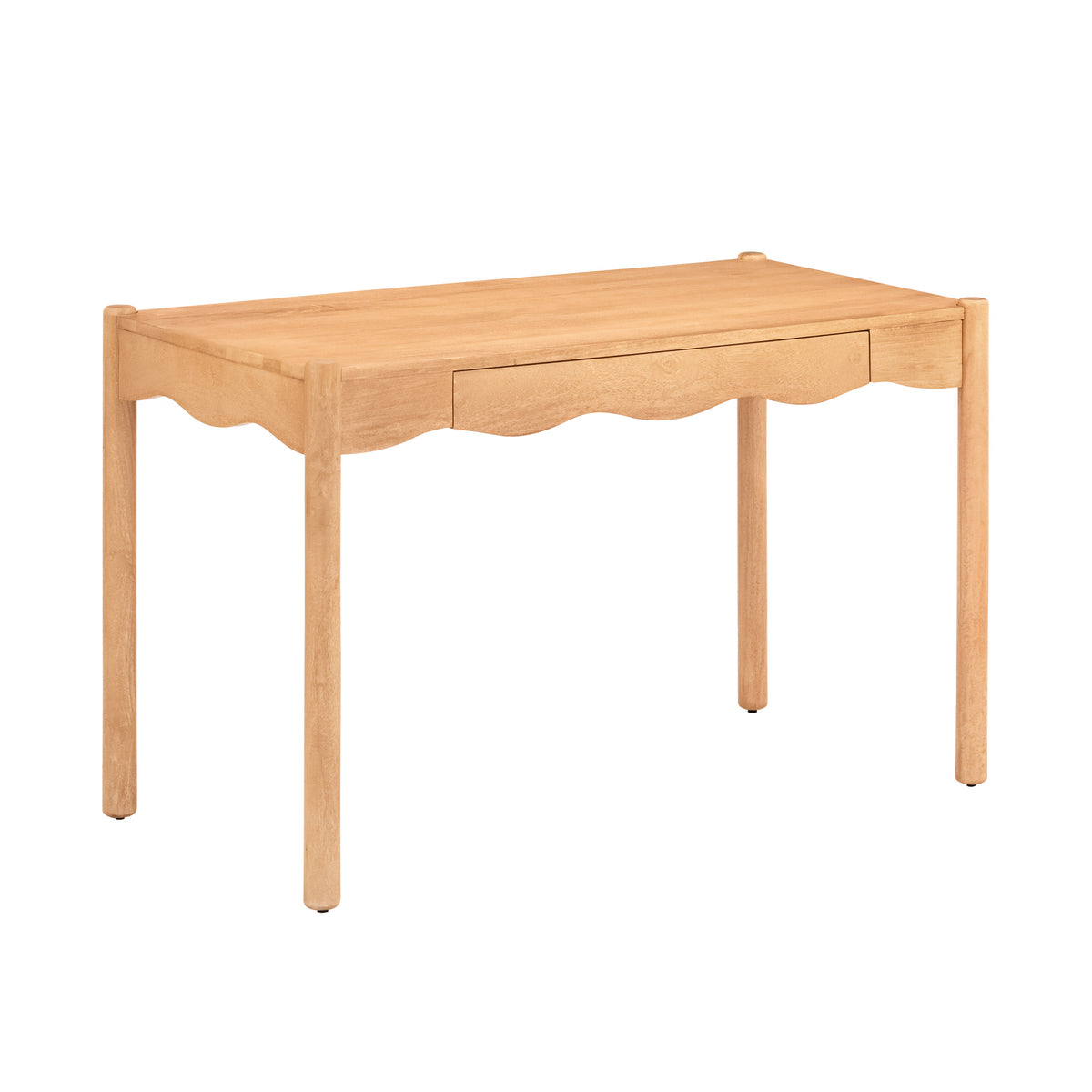 Gozo Solid Wood Desk - Blonde Natural