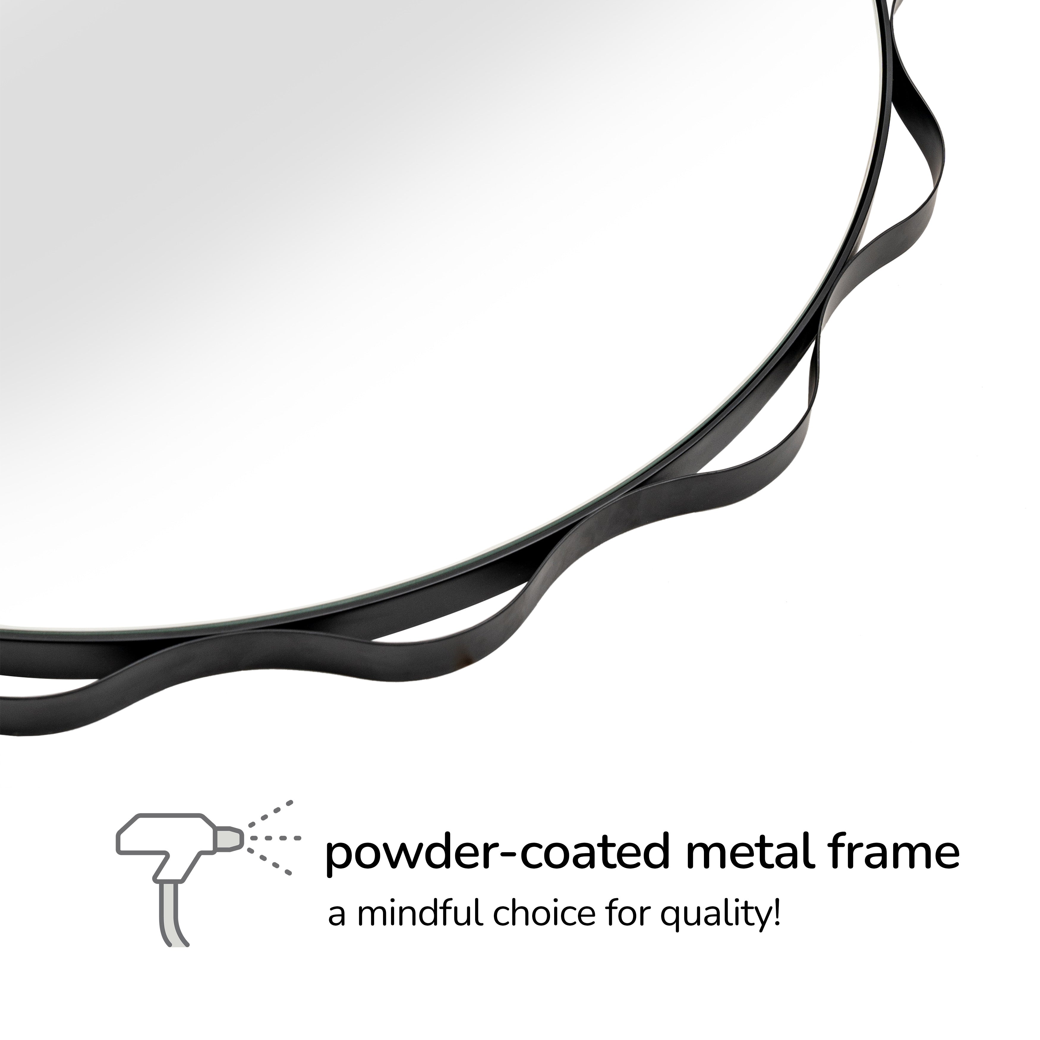 Hope Accent Wall Mirror - Black