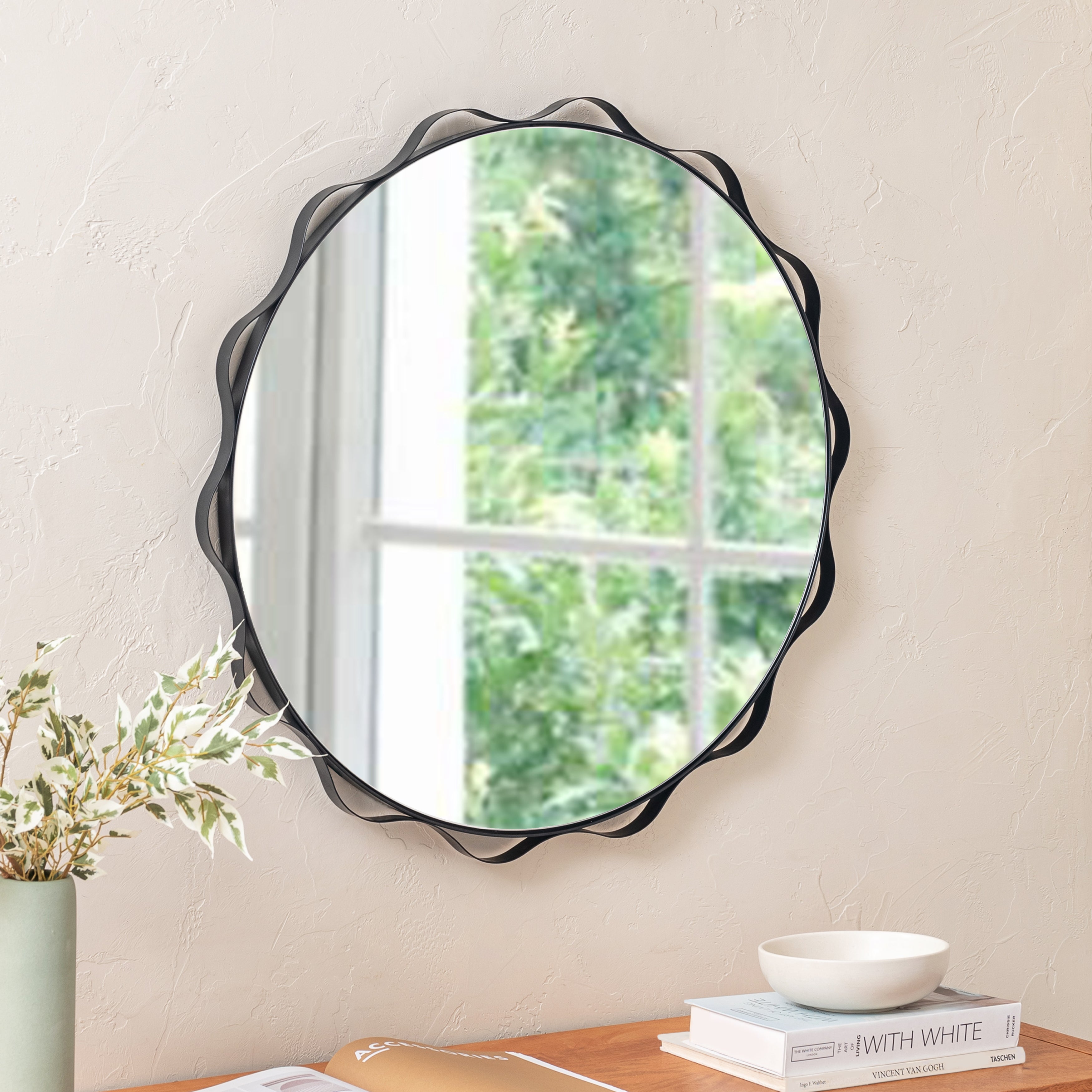 Hope Accent Wall Mirror - Black
