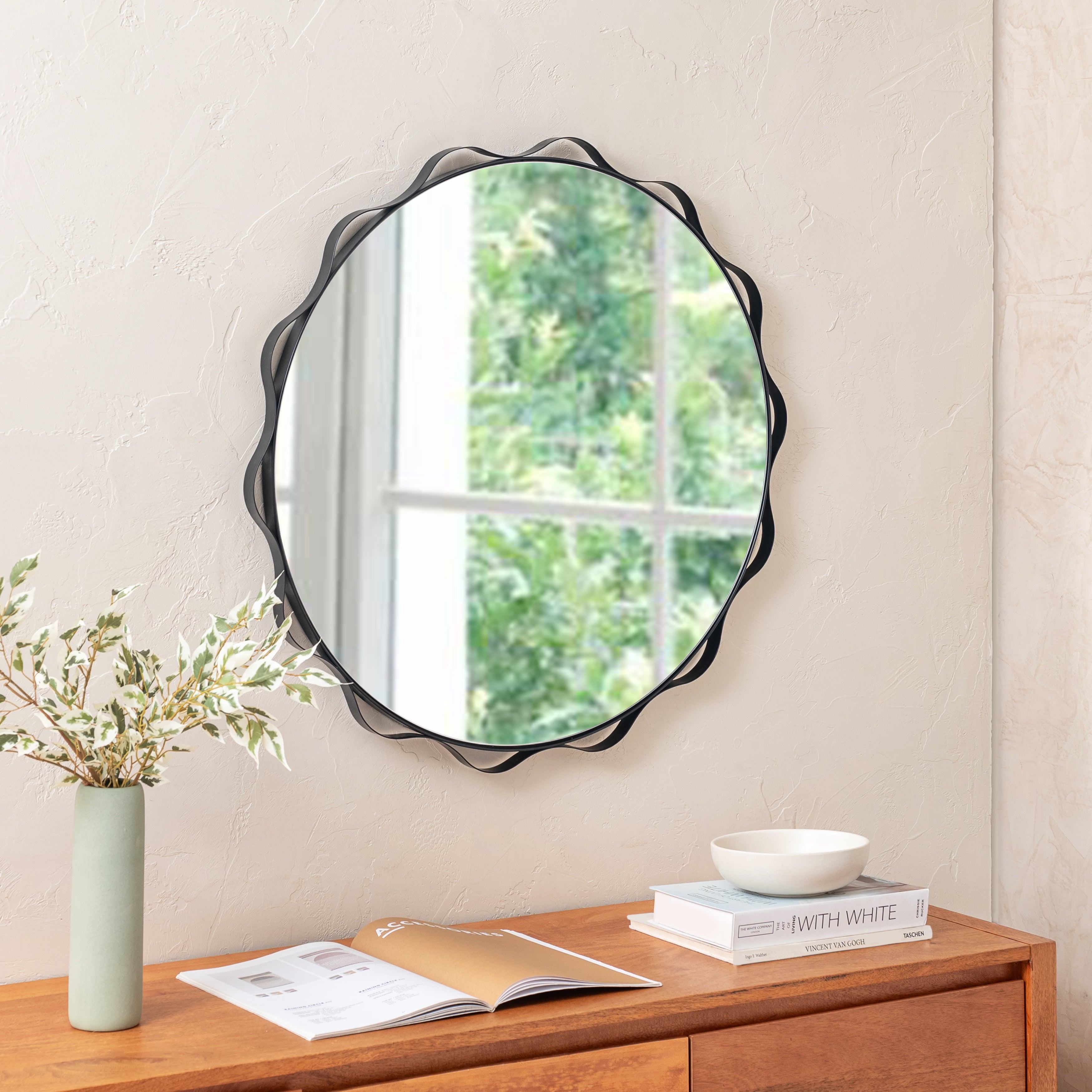 Hope Accent Wall Mirror - Black