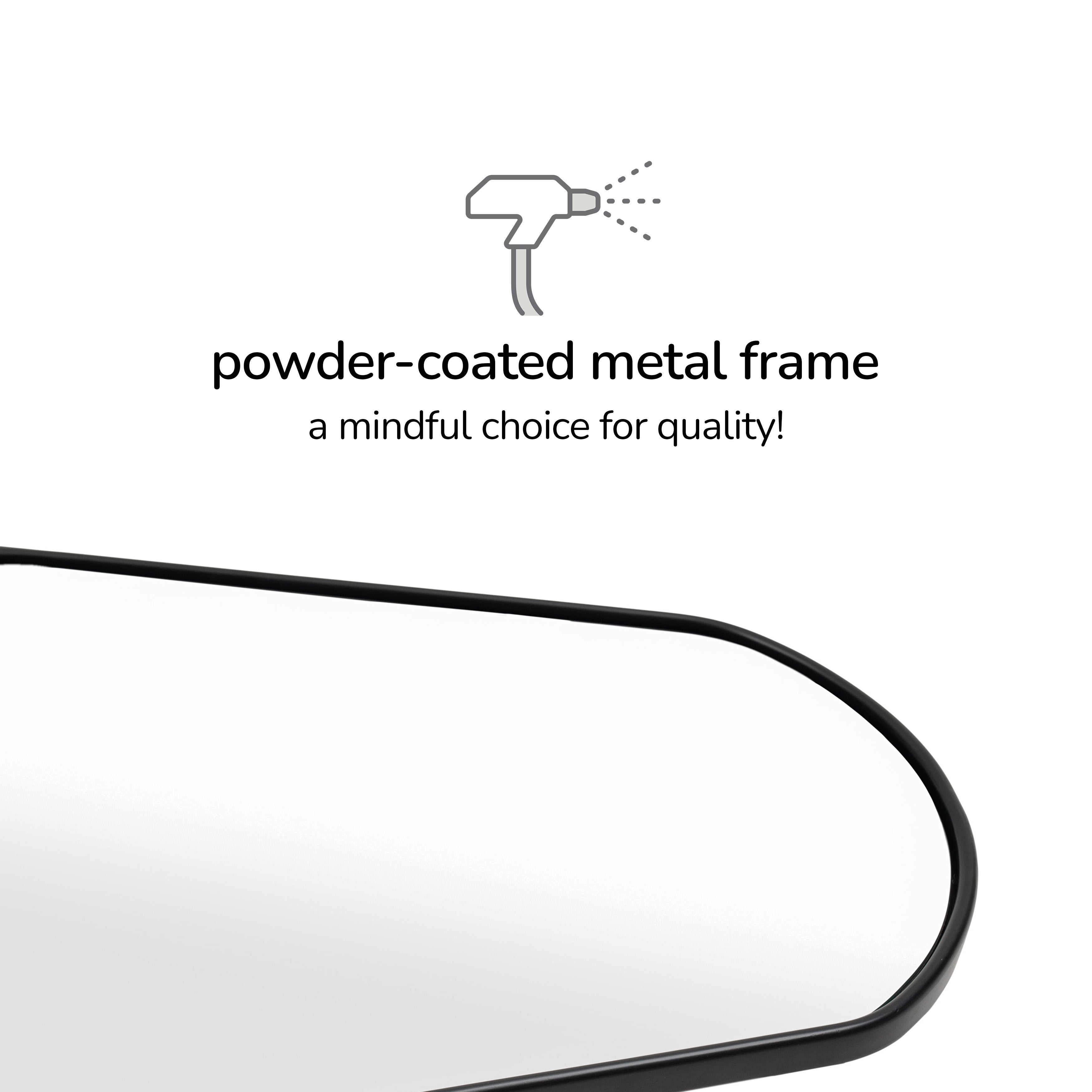 Harrison Accent Wall Mirror - Black