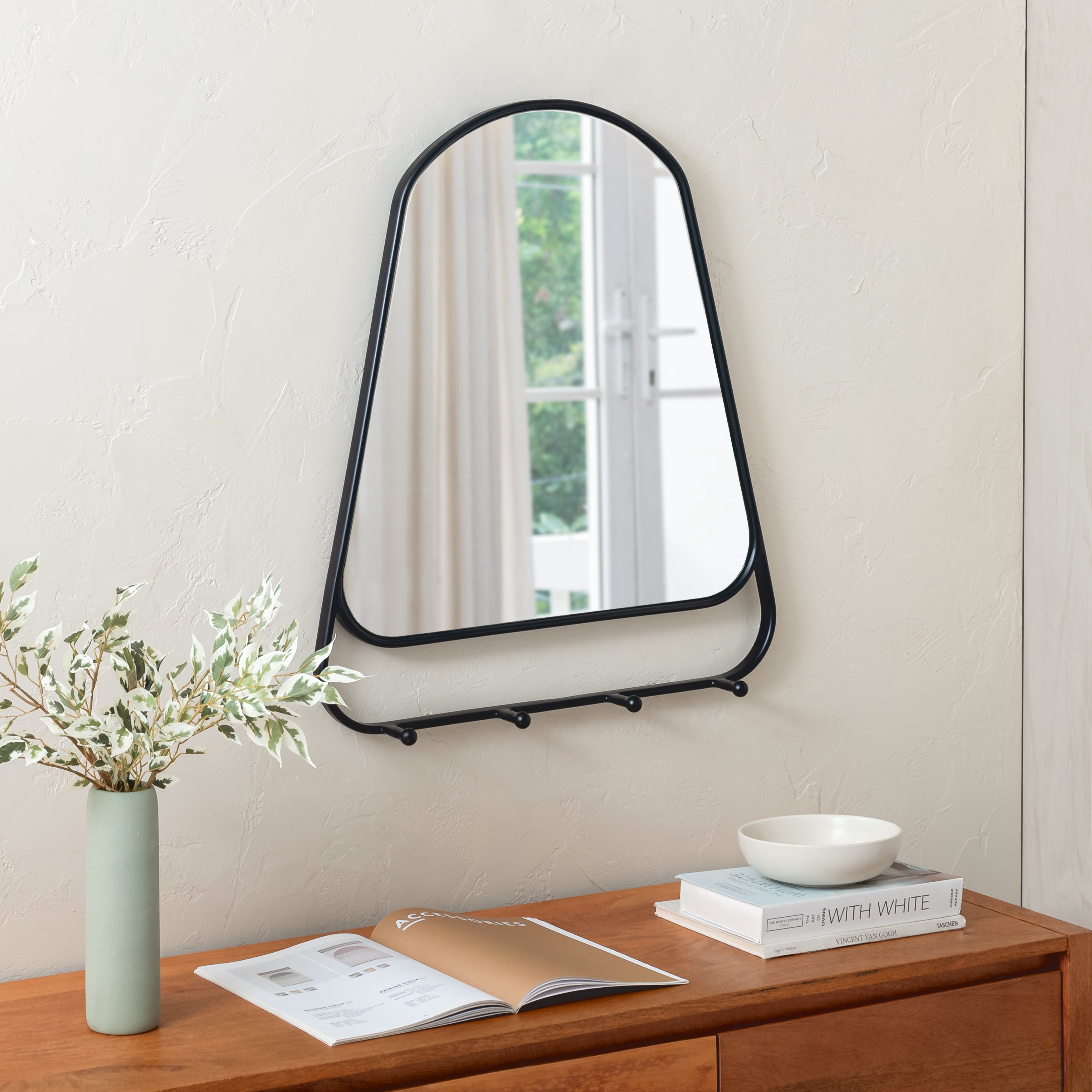 Harrison Accent Wall Mirror - Black