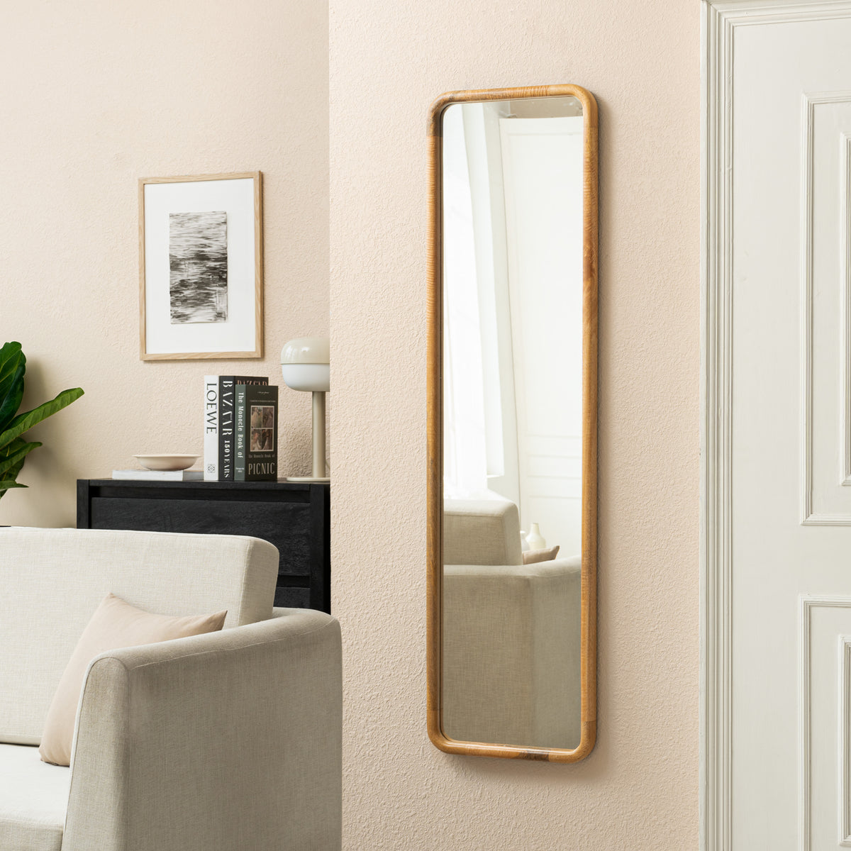 Harriet Accent Mirror - Natural