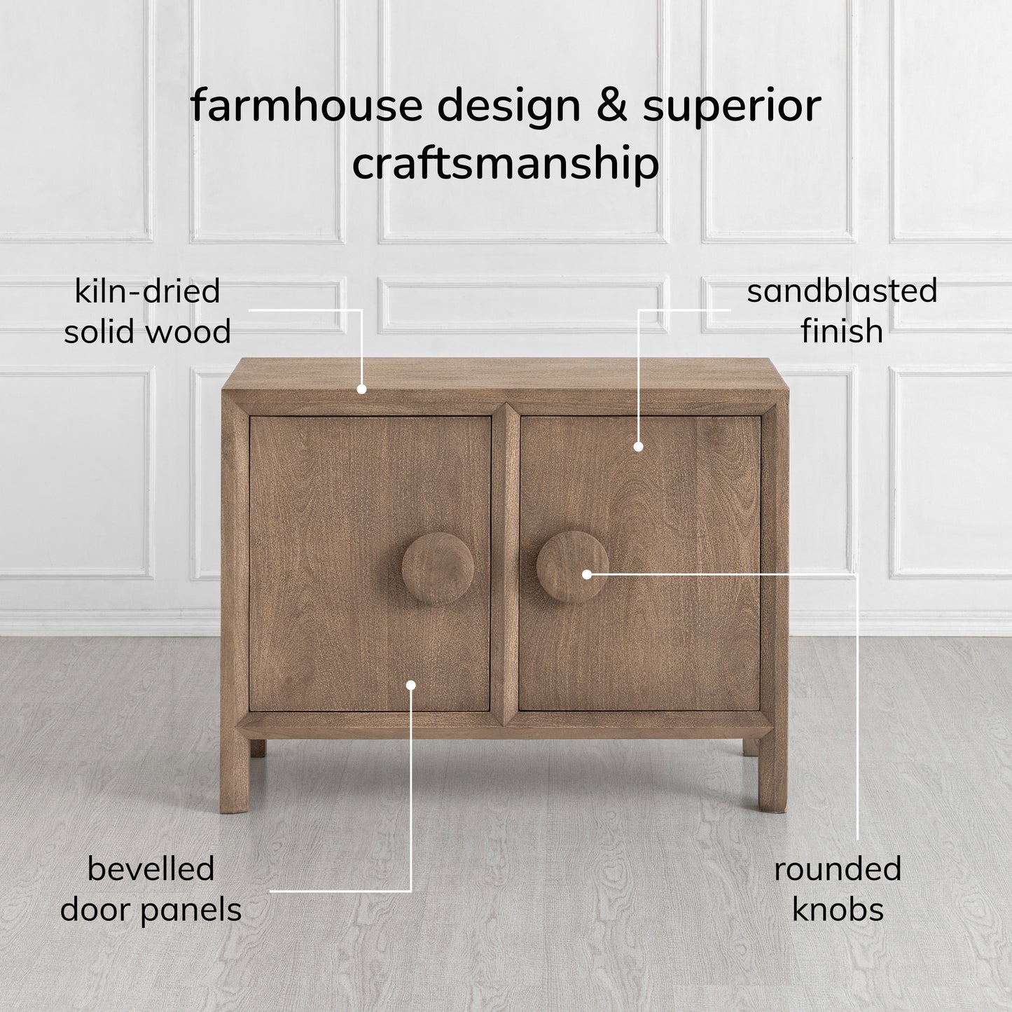 Bobby Solid Wood Sideboard