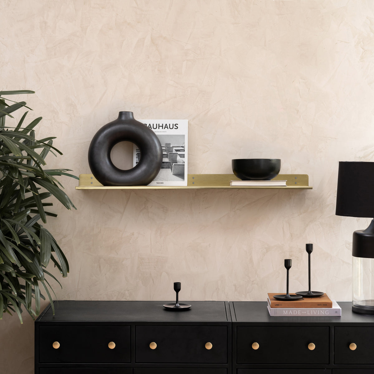 Billy Wall Mounted Shelf - Large - Gold