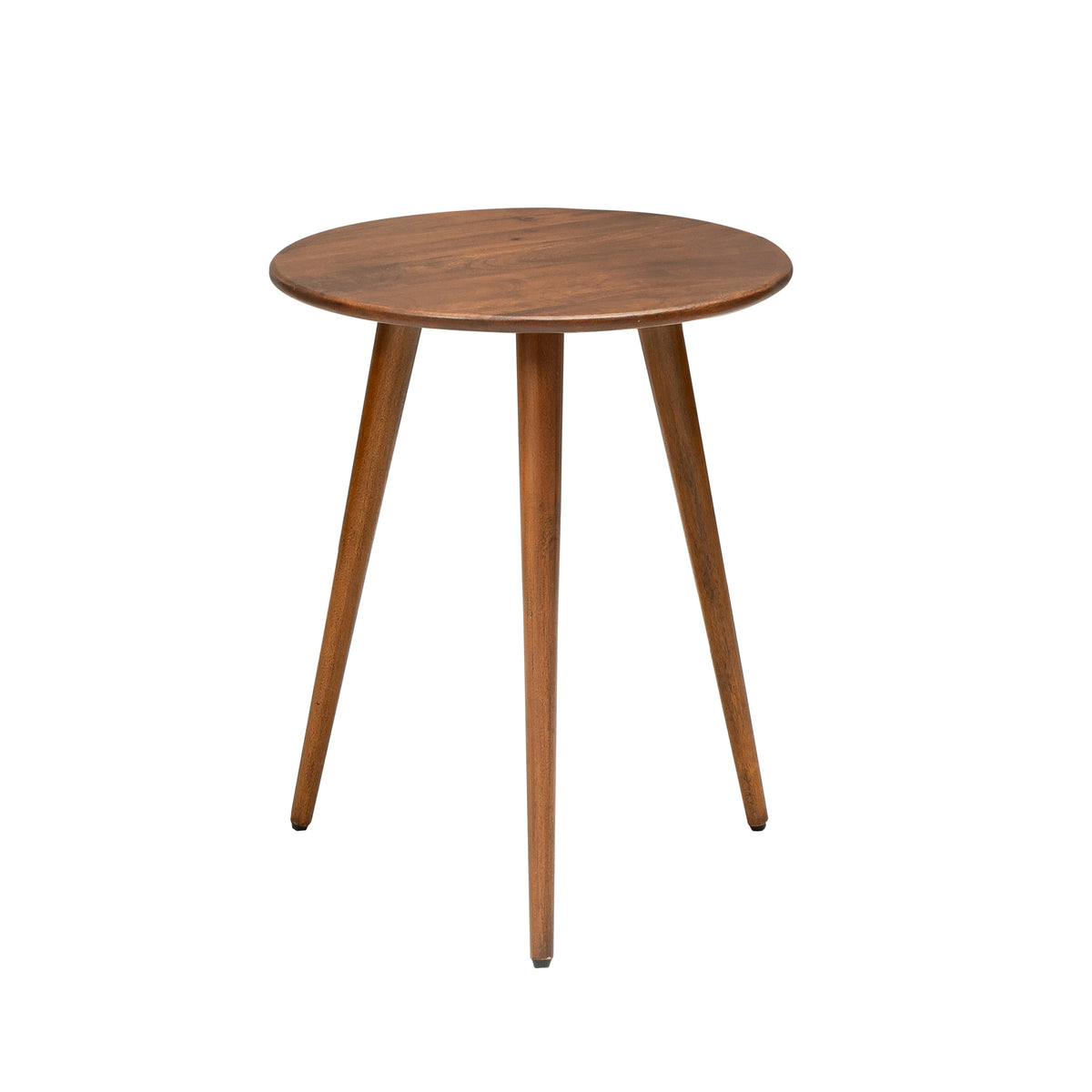 Judy Solid Wood End Table - Walnut