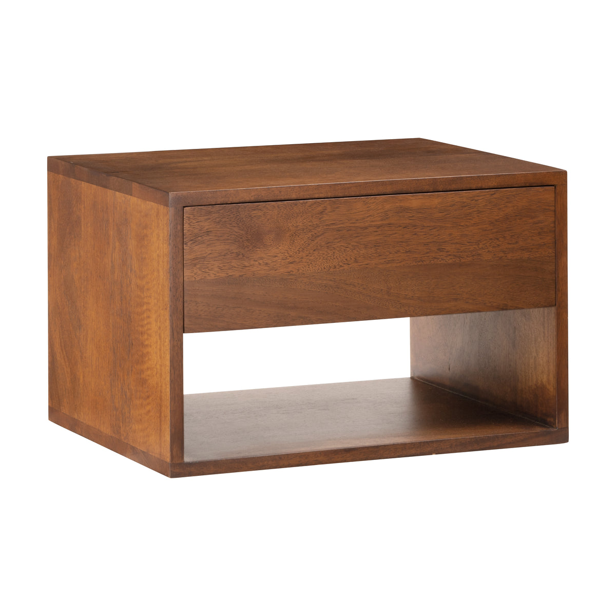 Idris Floating Nightstand - Walnut