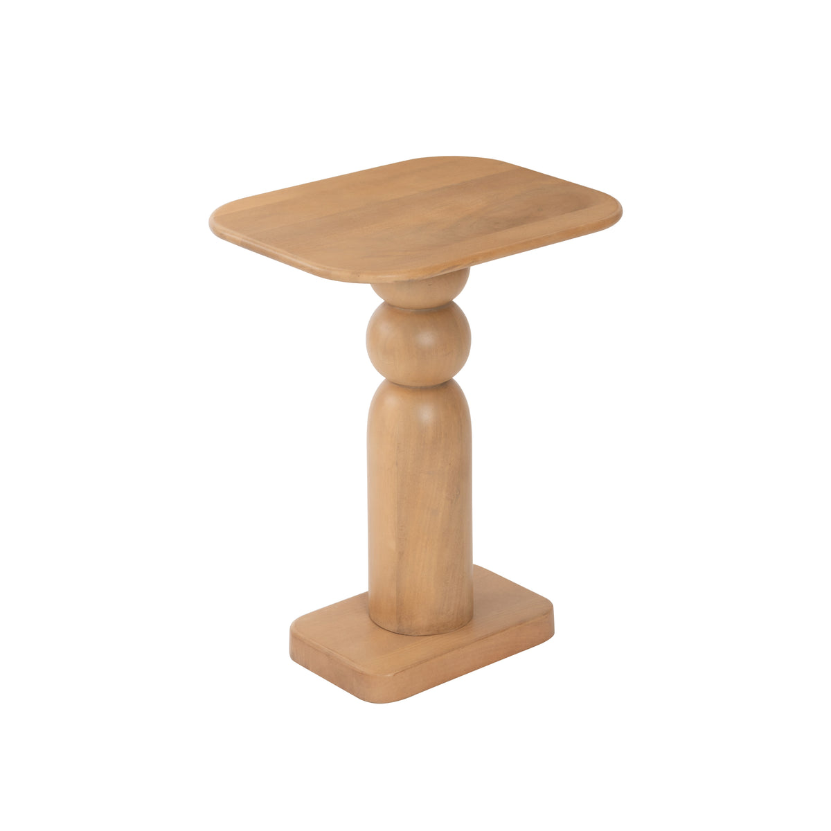 Vita Solid Wood End Table - Blonde Natural