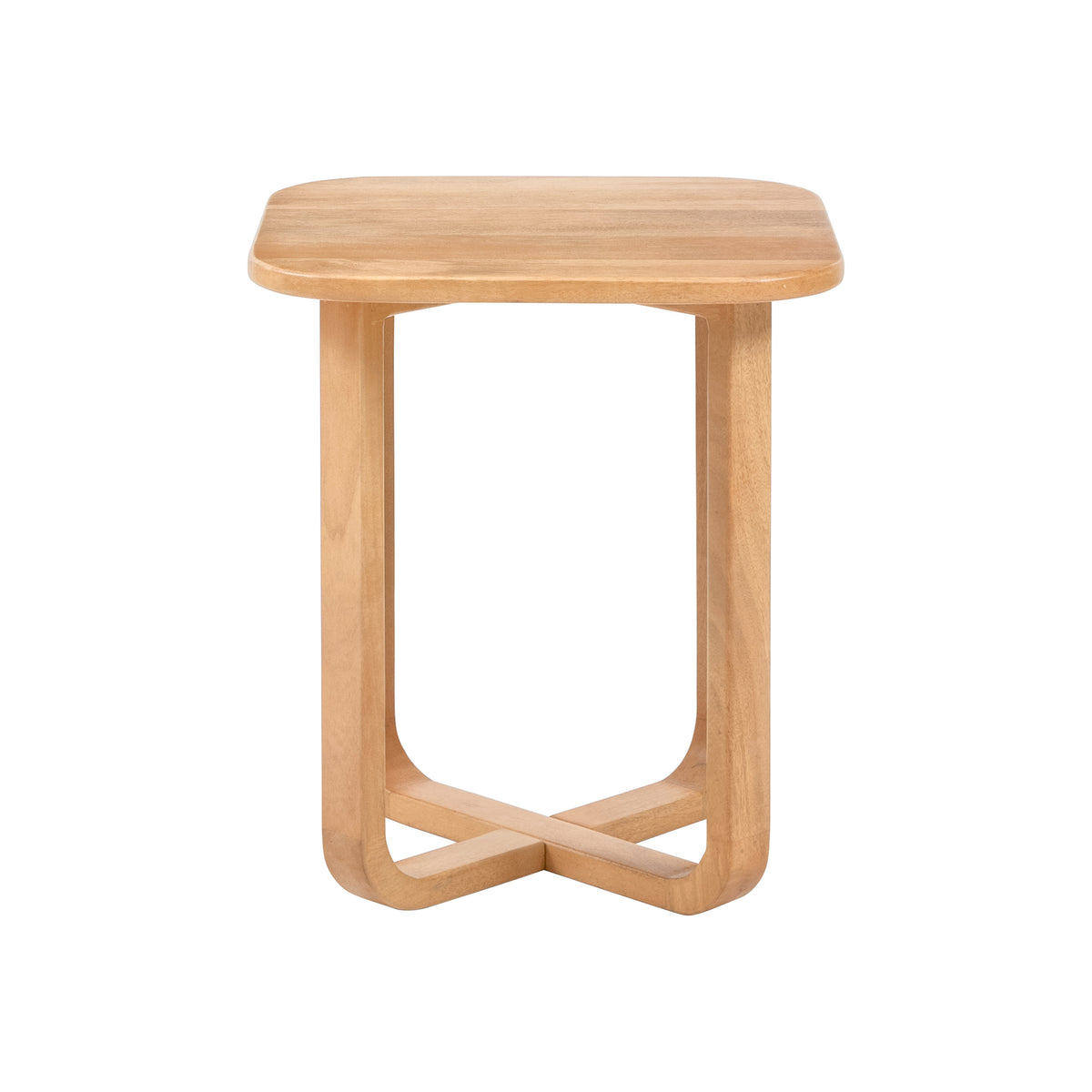 Duchie Solid Wood End Table - Blonde Natural