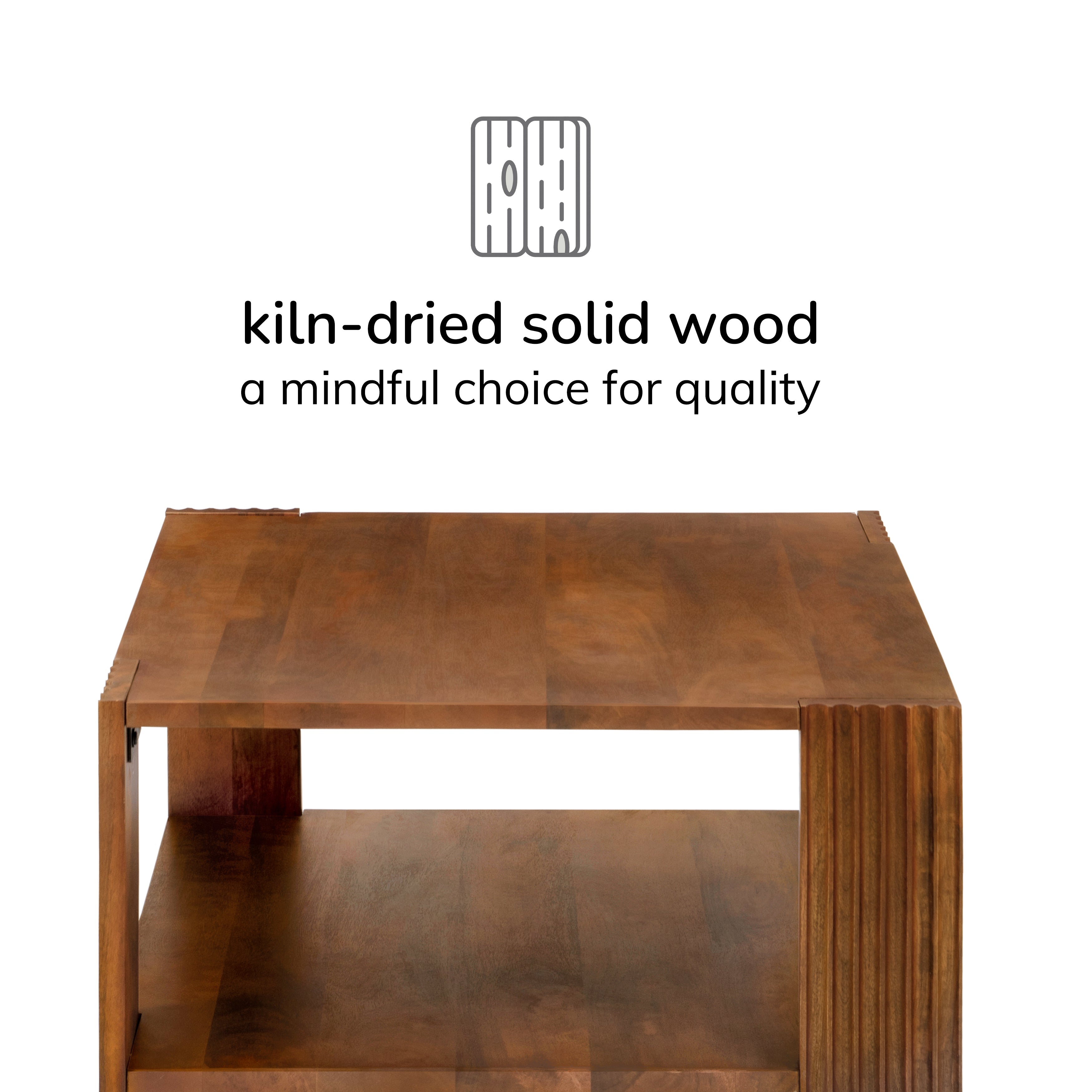 Athena Solid Wood Coffee Table