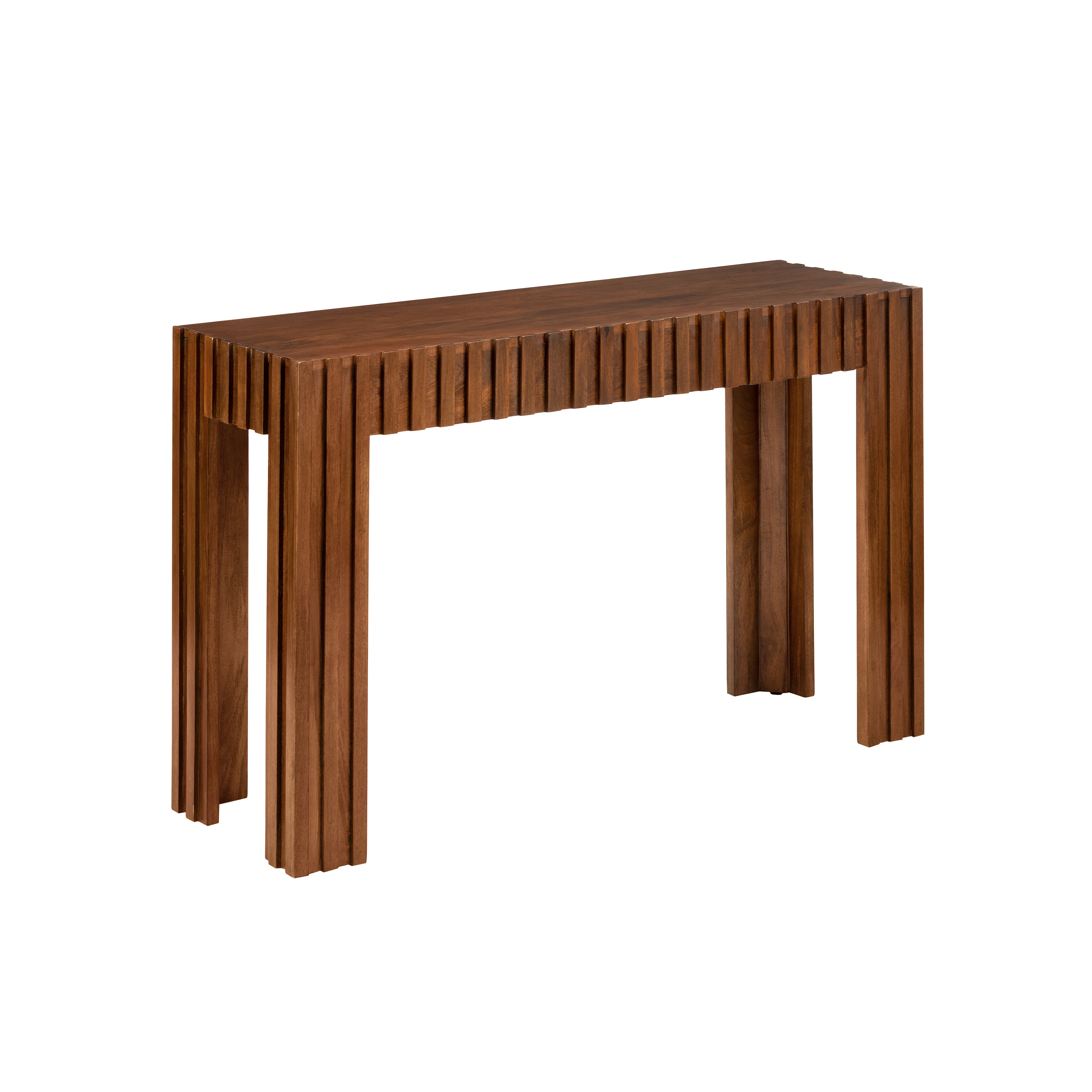 Fritz Solid Wood Console Table - Walnut