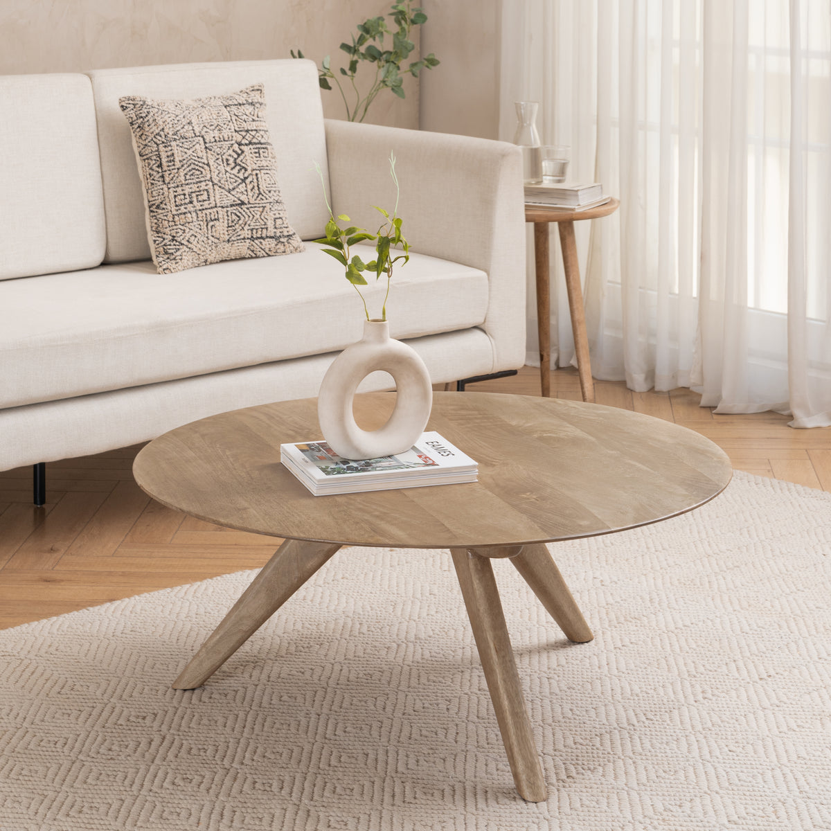 Marcel Coffee Table - Warm Sand