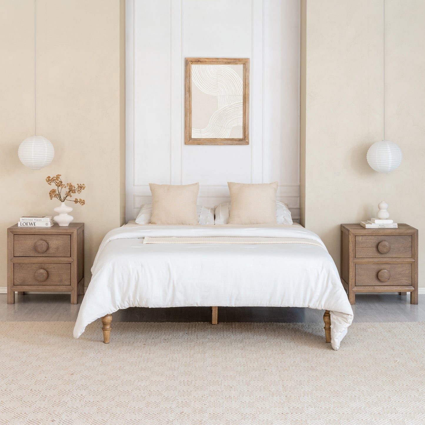 Bobby Solid Wood Nightstand