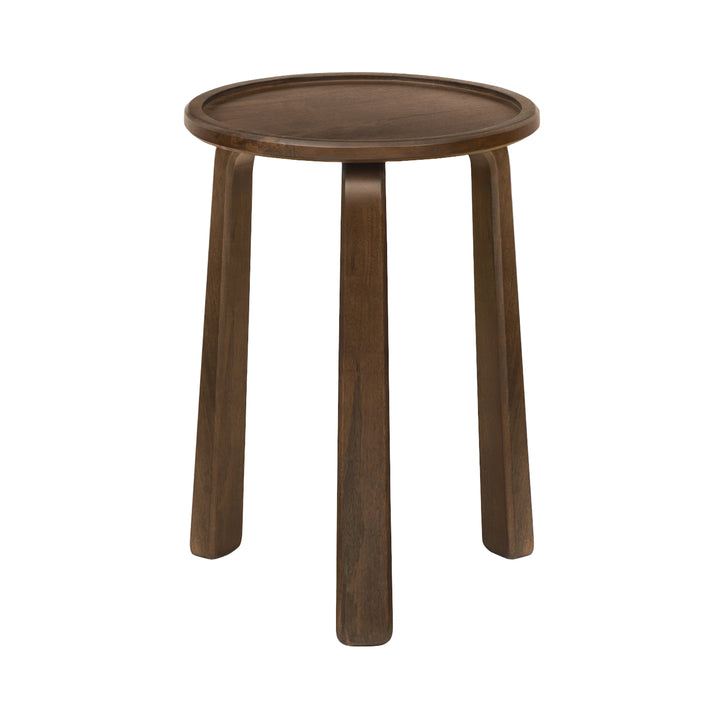 Daisy Solid Wood End Table - Hazel Brown
