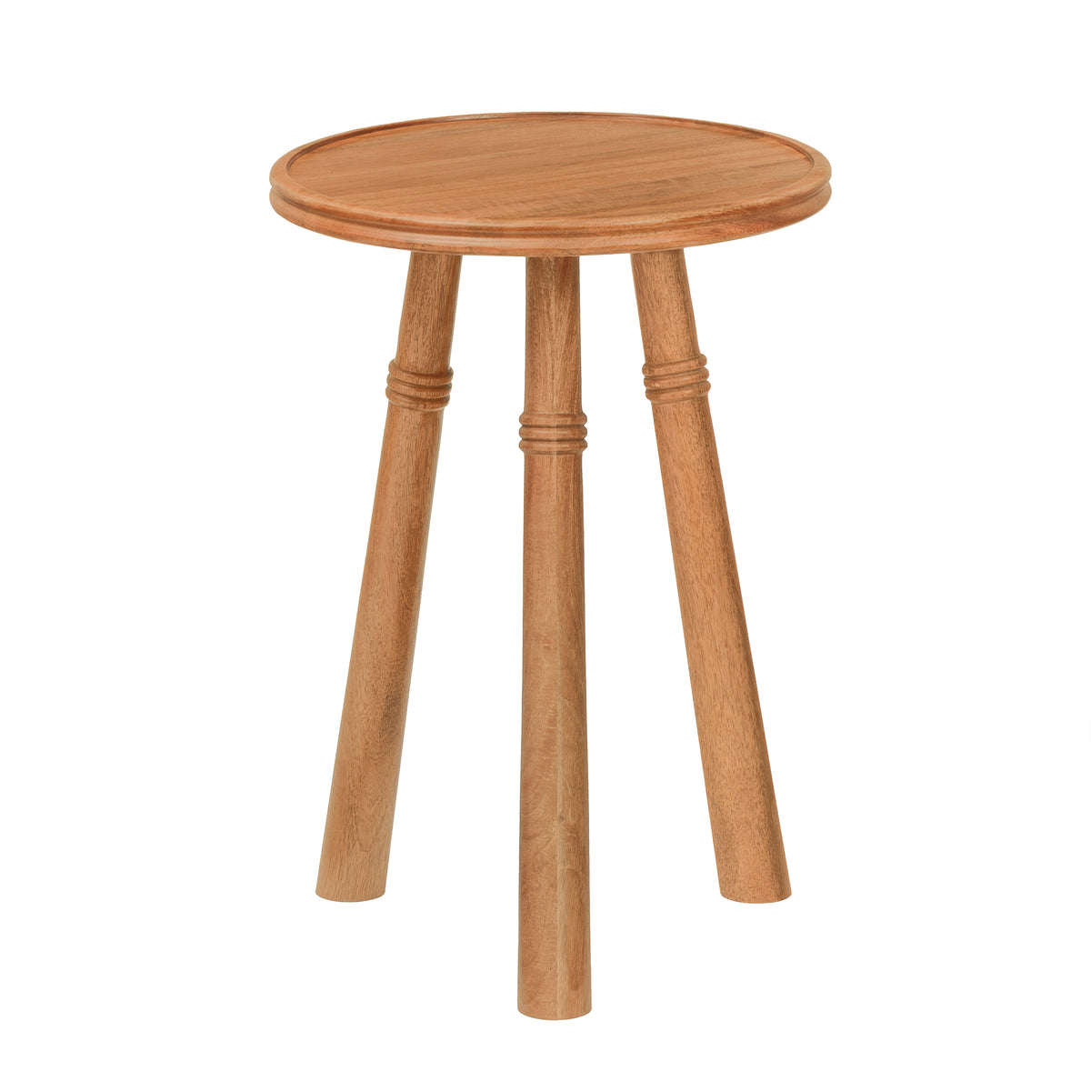 Lola Solid Wood End Table - Mid Tone Honey