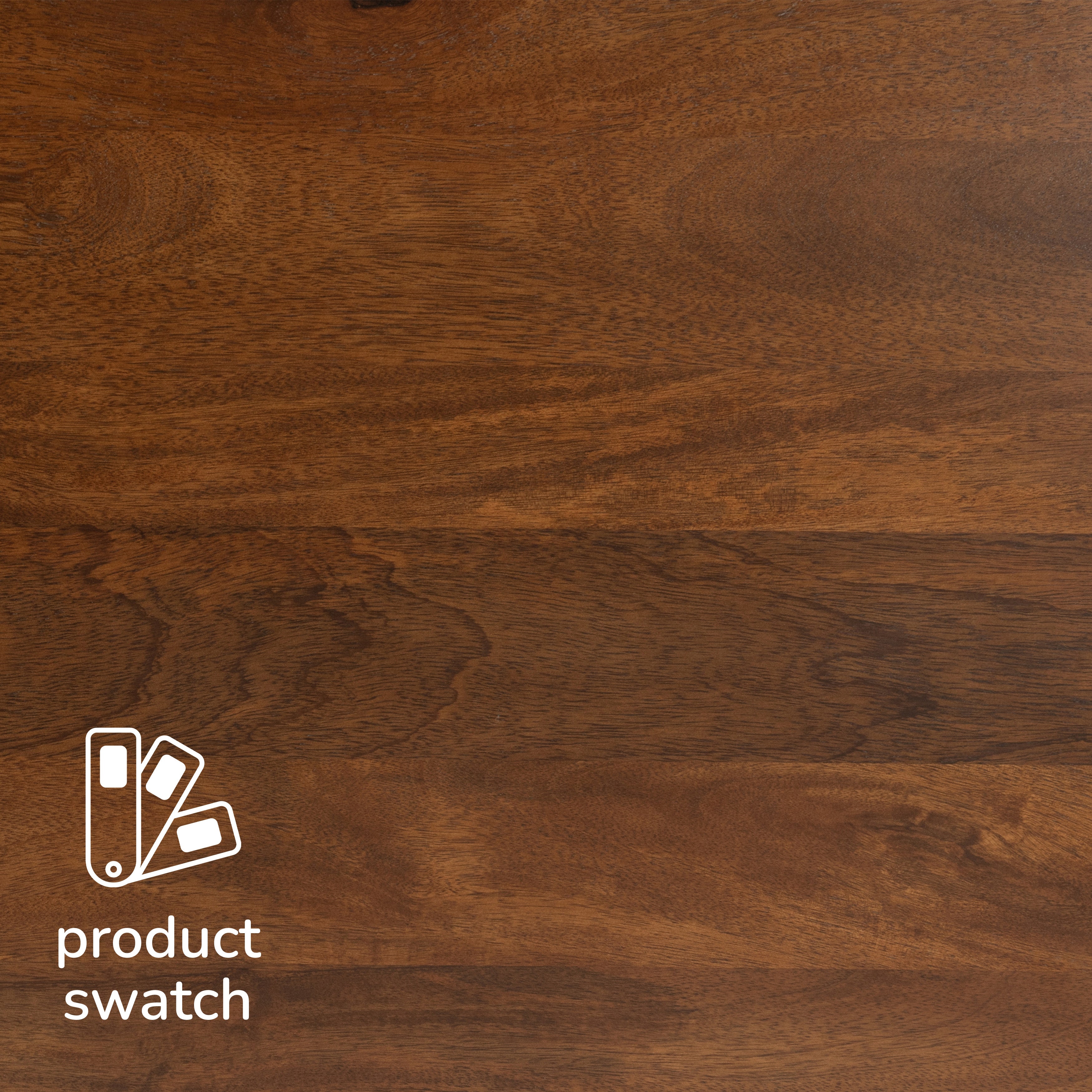 Eden Solid Wood Nightstand - Walnut