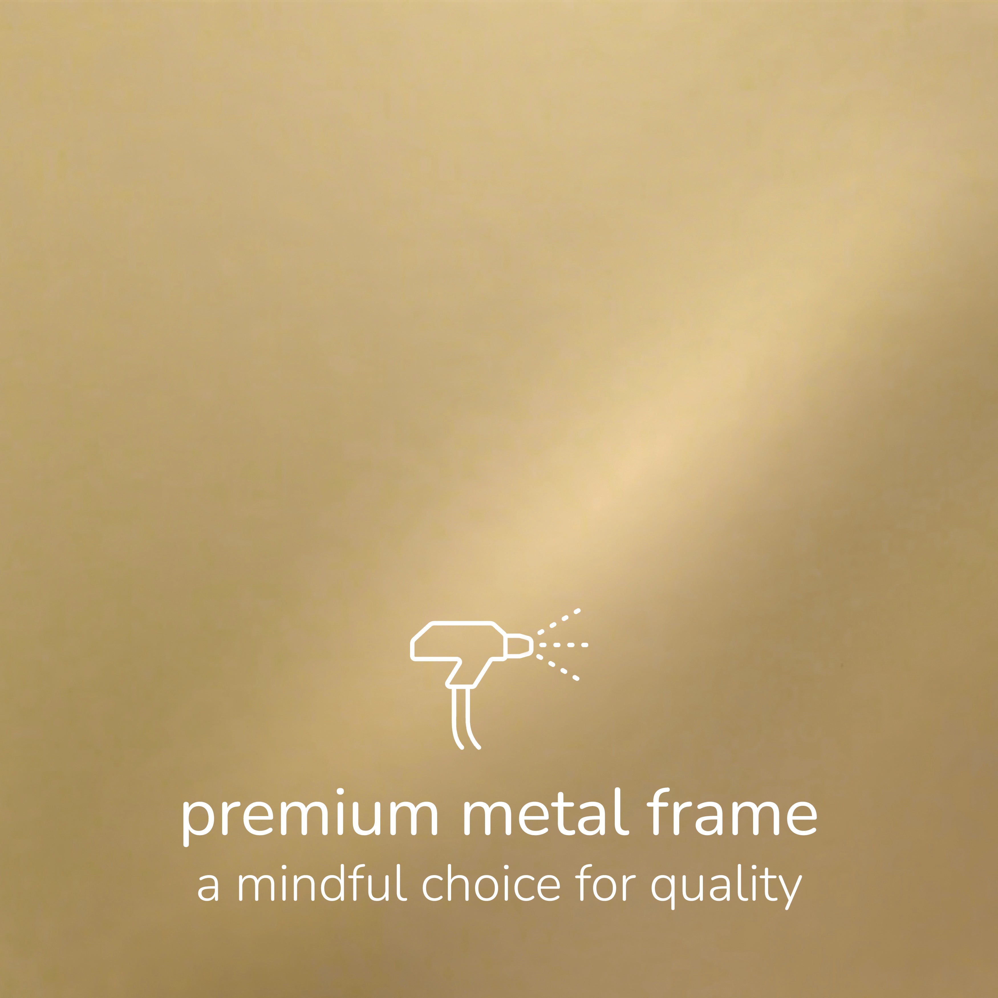 Veta Metal & Tempered Glass Coffee Table - Antique Brass