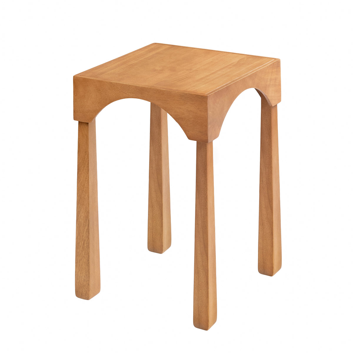 Casa Solid Wood + Veneer End Table - Mid Tone Honey