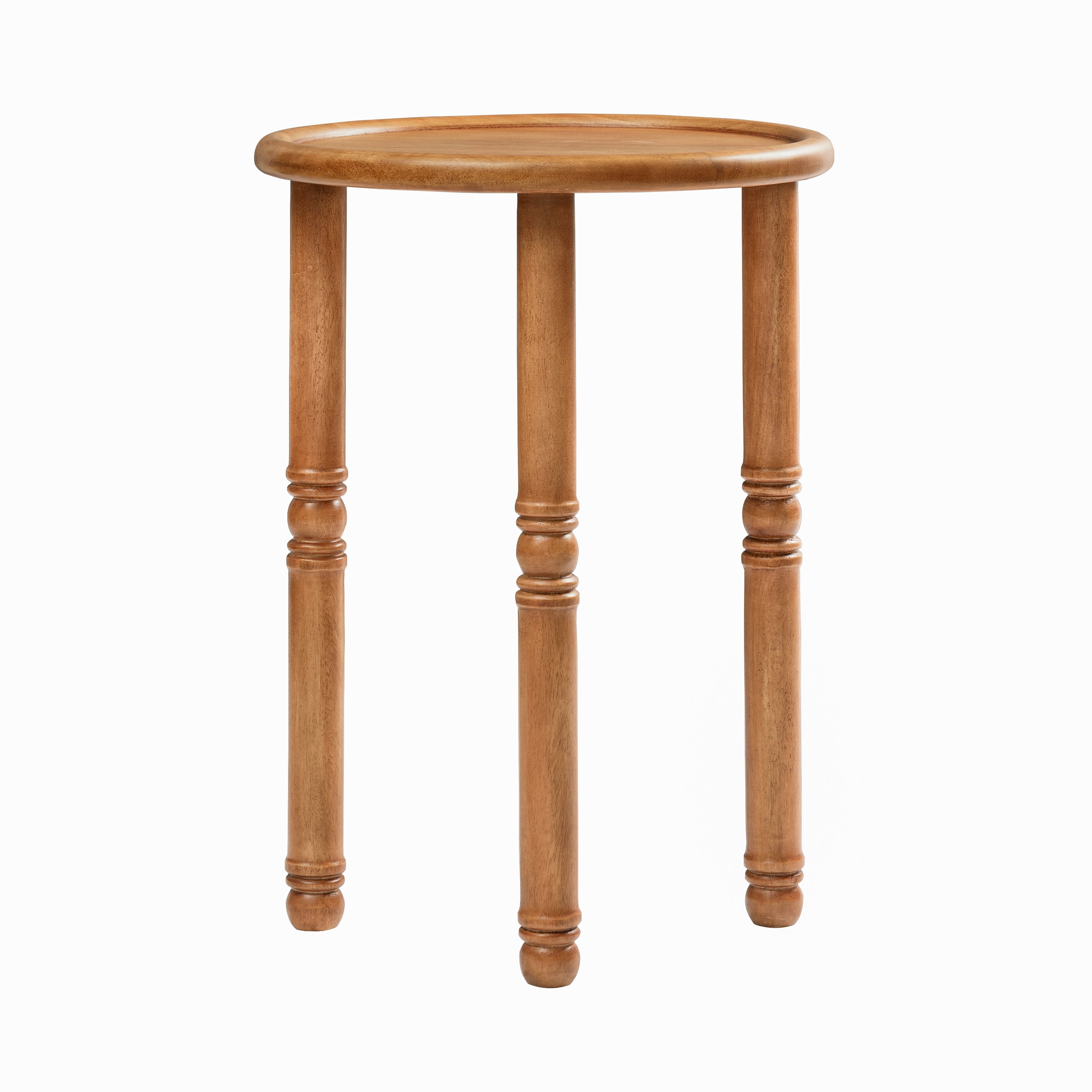 Pierre Solid Wood End Table - Mid Tone Honey