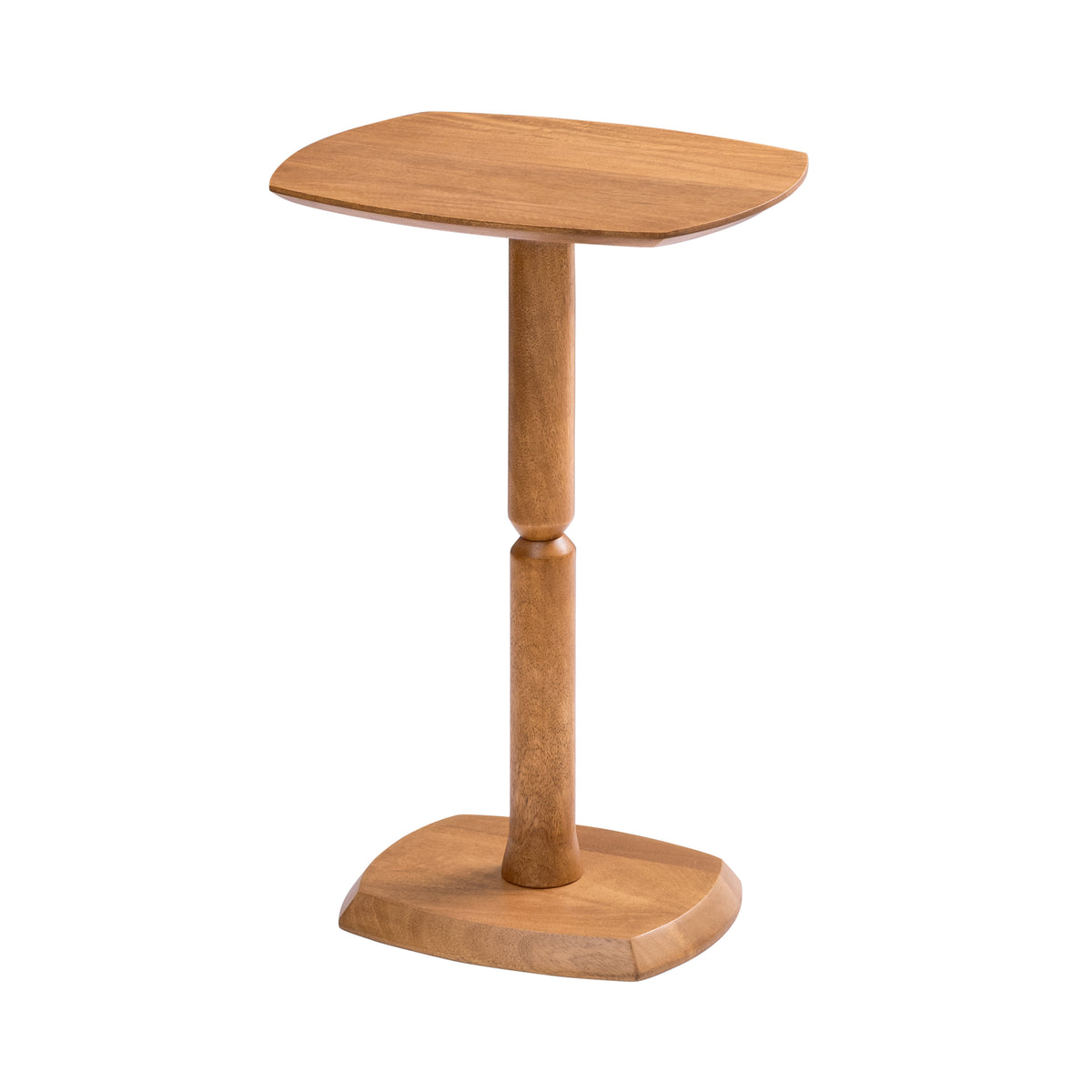Firma Solid Wood End Table - Mid Tone Honey