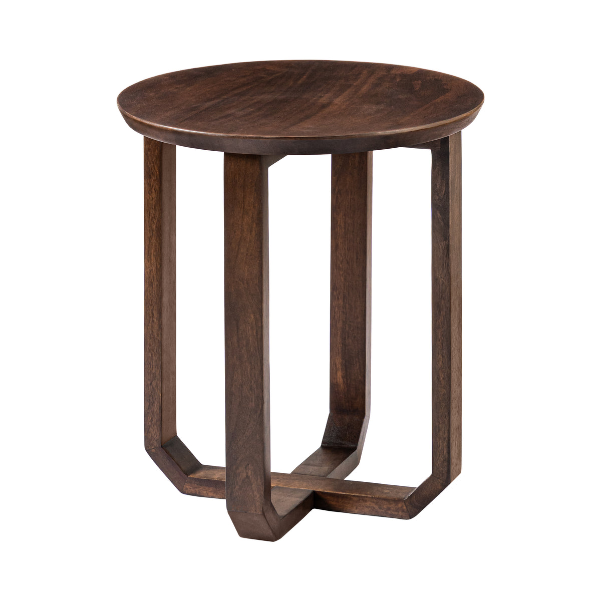 Forbes Solid Wood End Table - Espresso