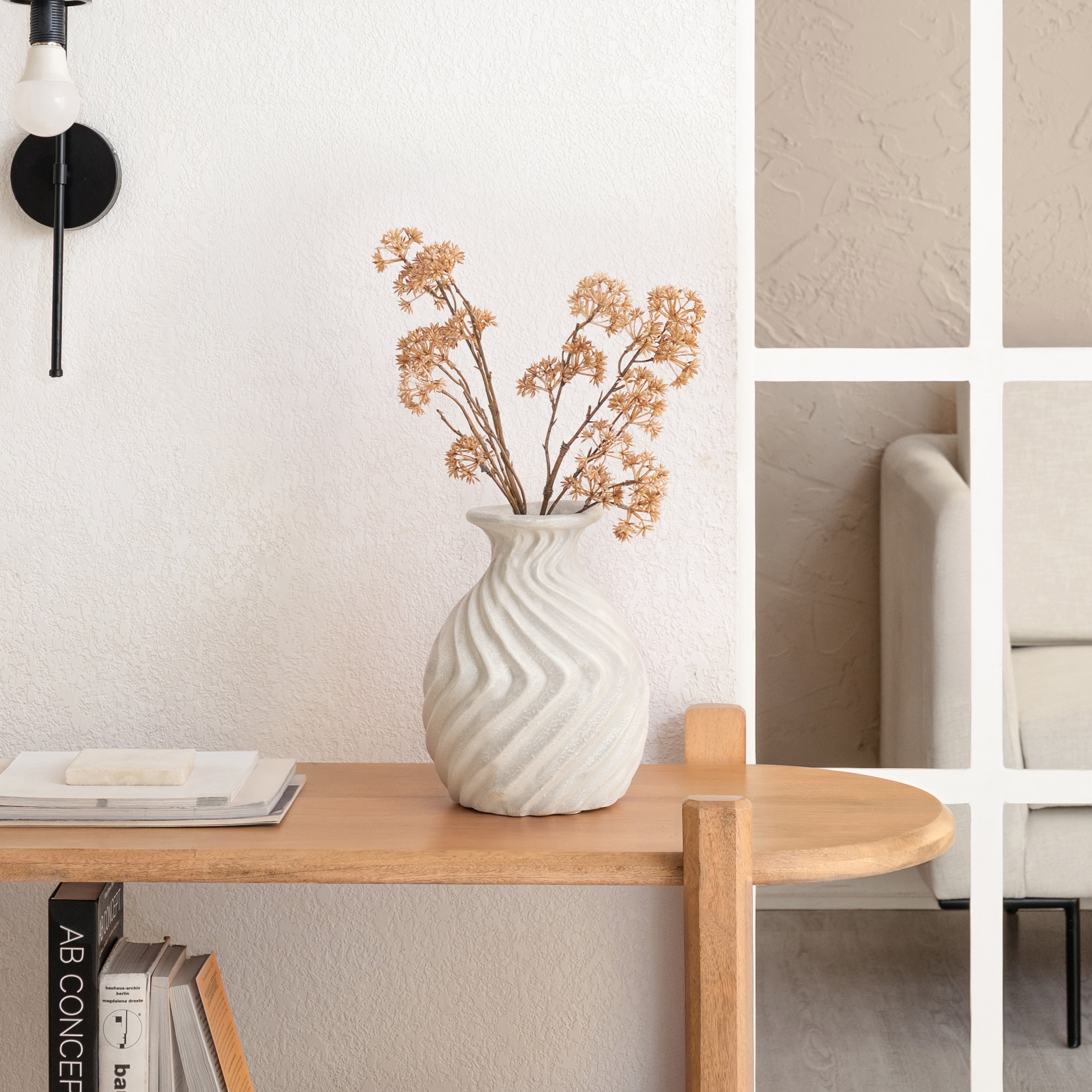 Epsom Ecomix Vase - White