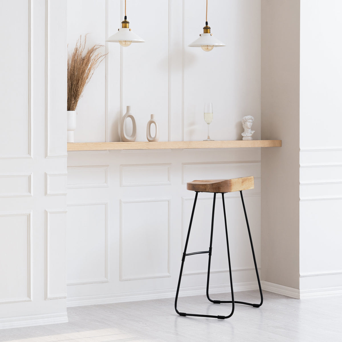Rombass Bar Stool - Natural