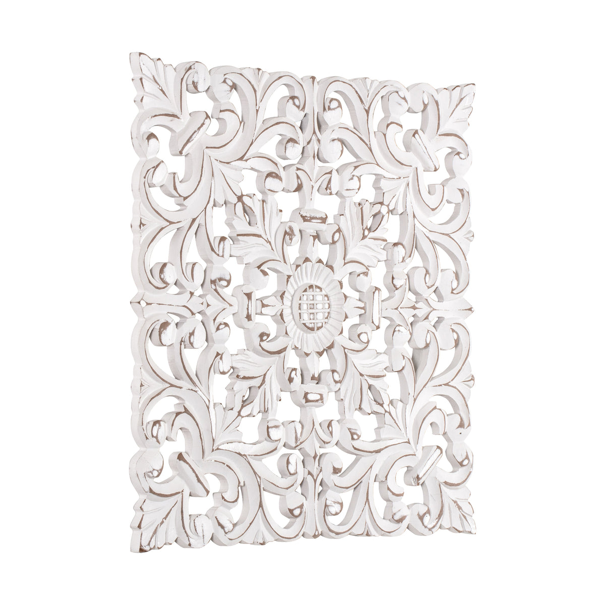Bianci Wall Medallion - Set of 2 - White