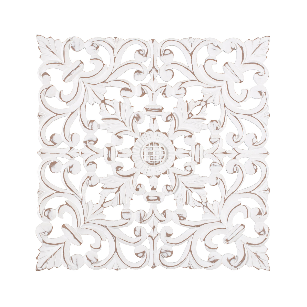 Bianci Wall Medallion - Set of 2 - White