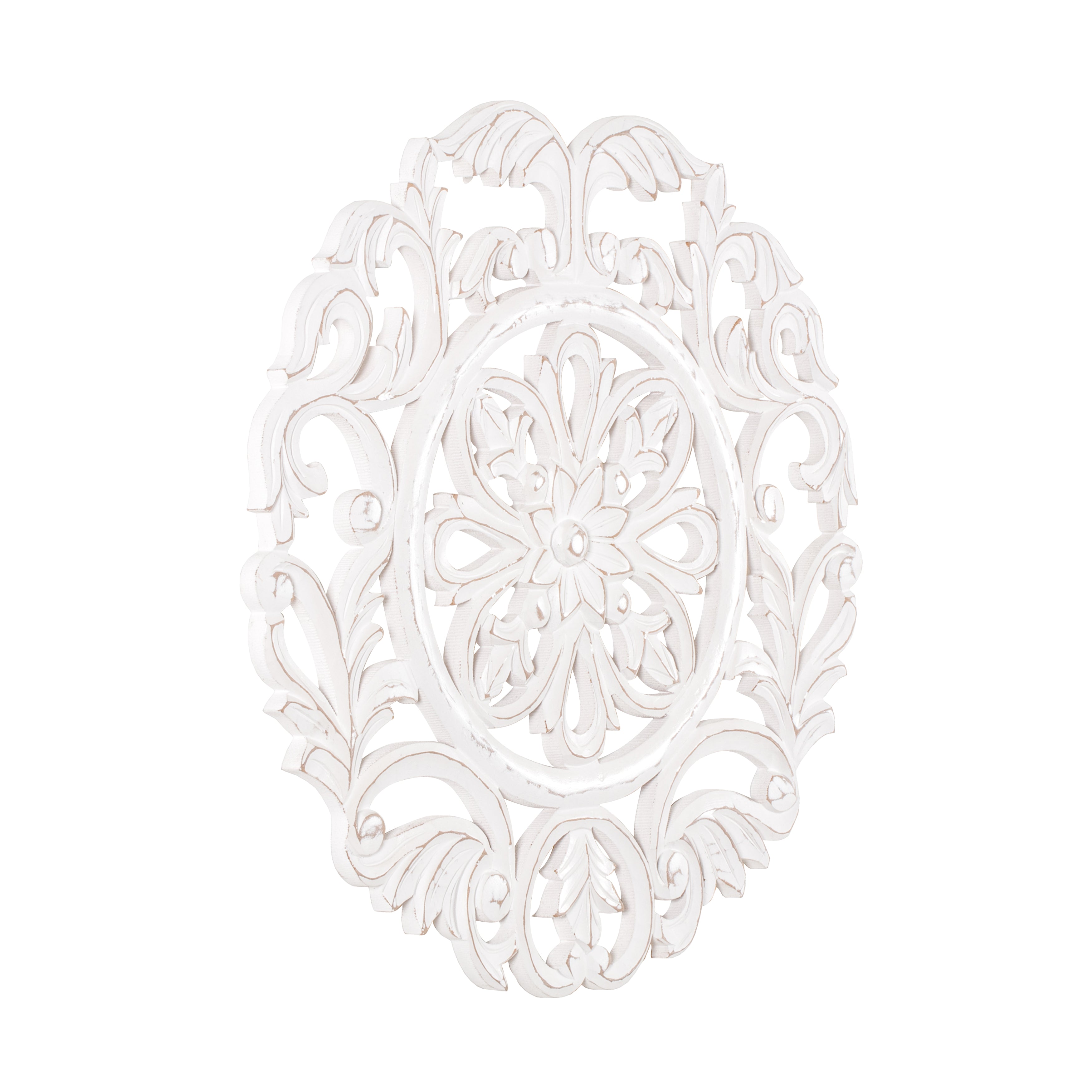 Lassi White Wall Medallion