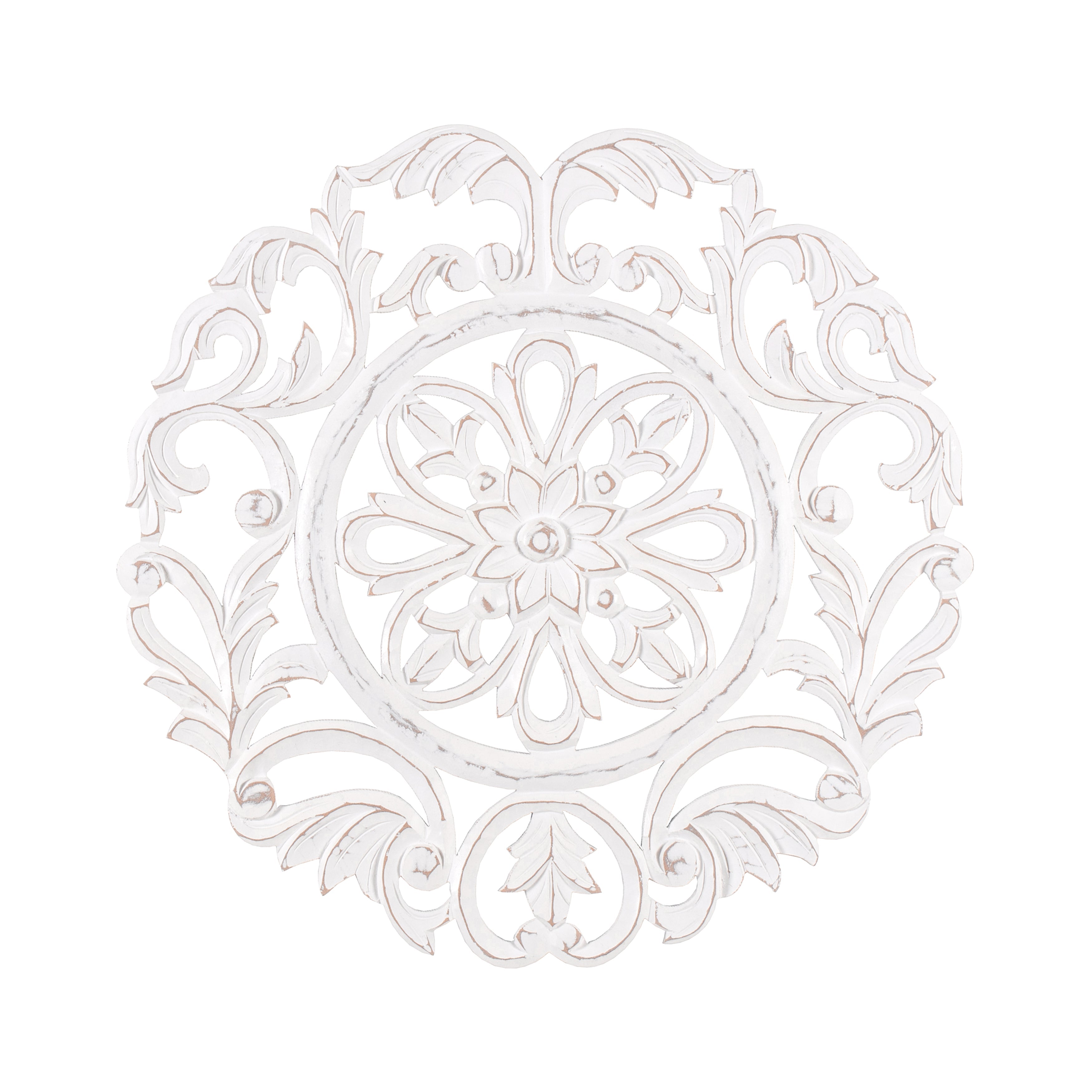 Lassi White Wall Medallion