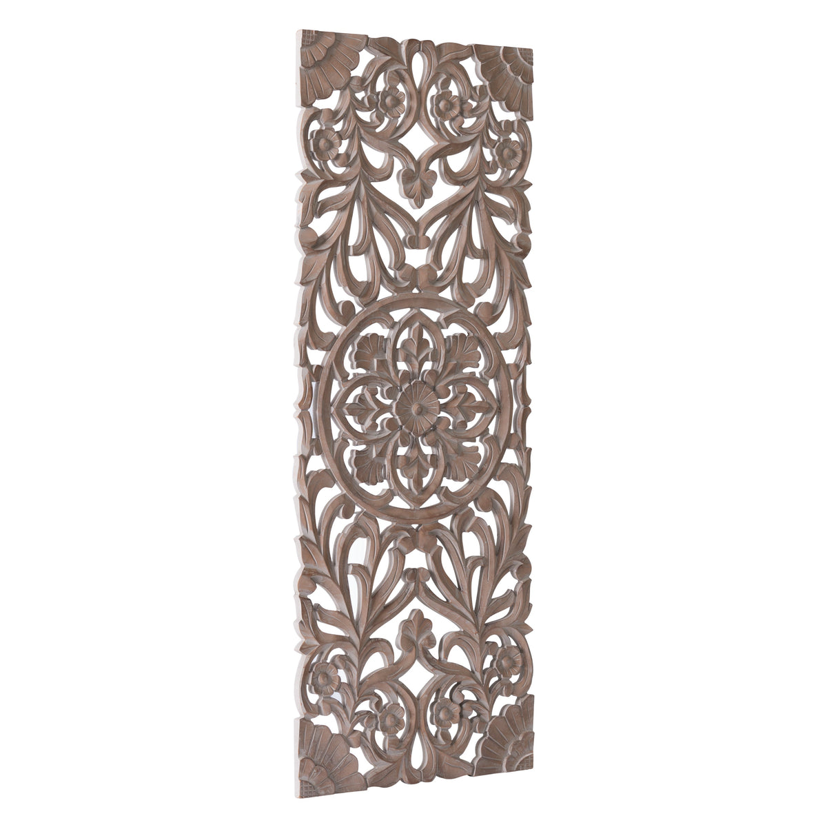 Malito Wall Medallion - Brown Wash