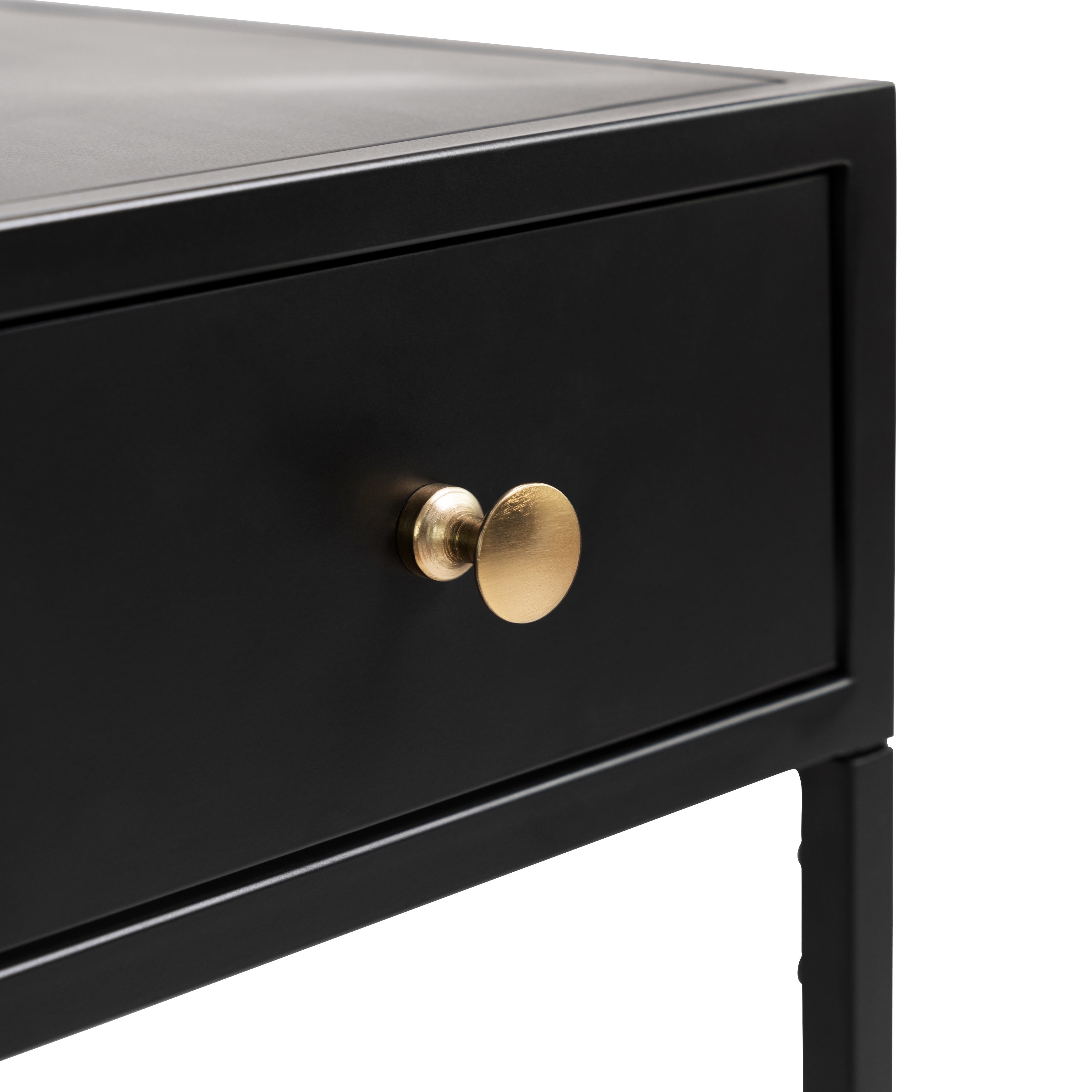 Brockwell Nightstand - 1 Drawer - Black