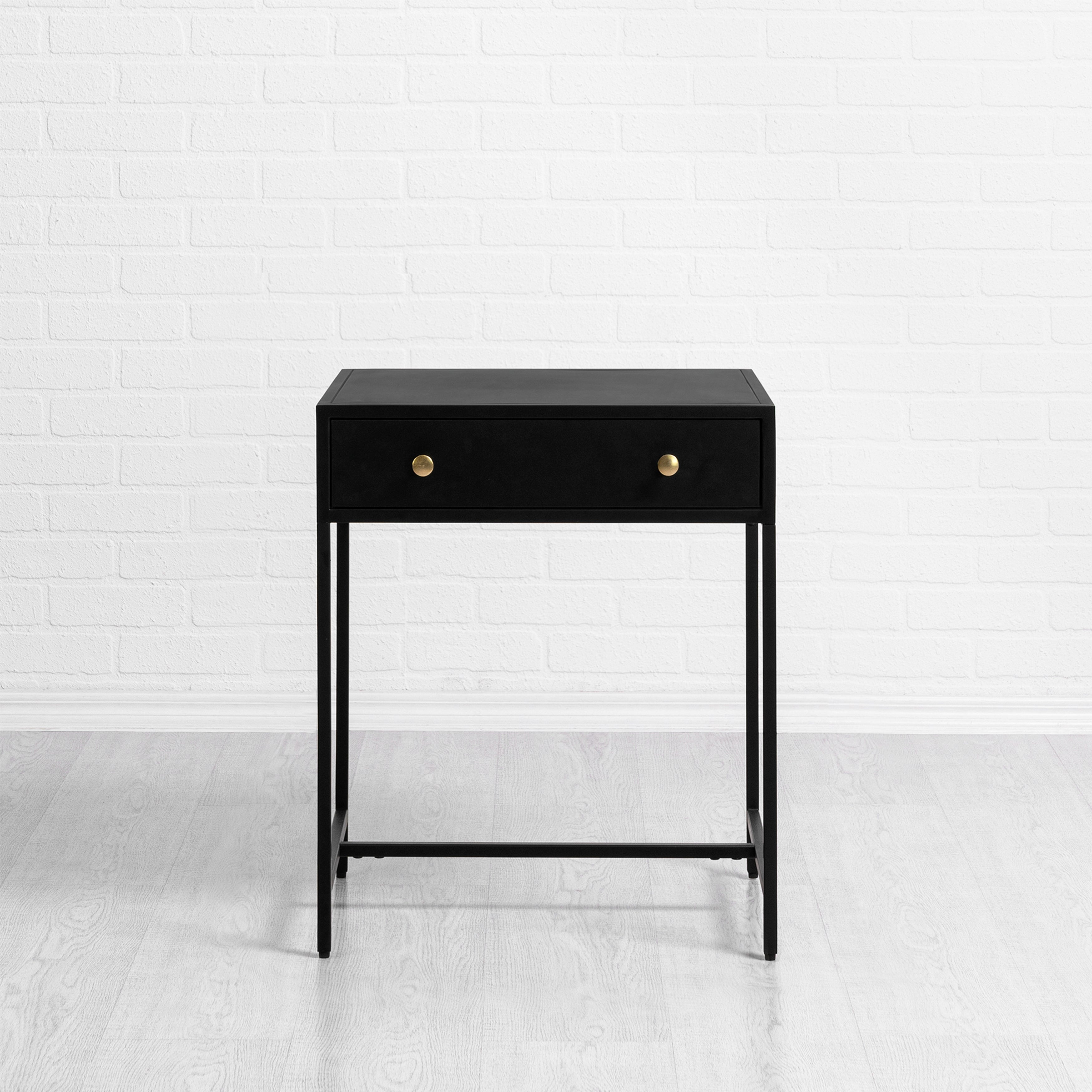 Brockwell Nightstand - 1 Drawer - Black