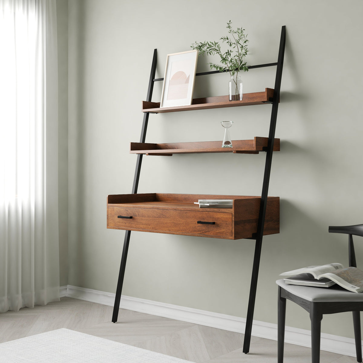 Champier Ladder Desk - Walnut