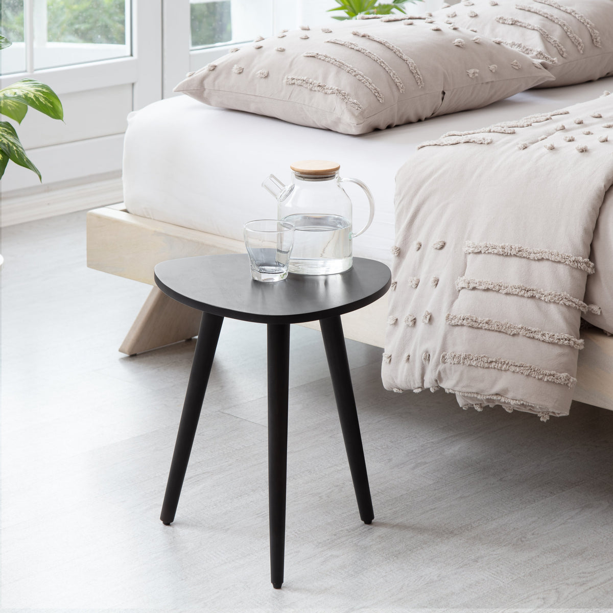 Tora End Table - Small - Black
