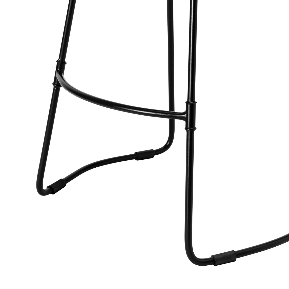 Lara Saddle Seat Counter Stools Set of 2 - Natural