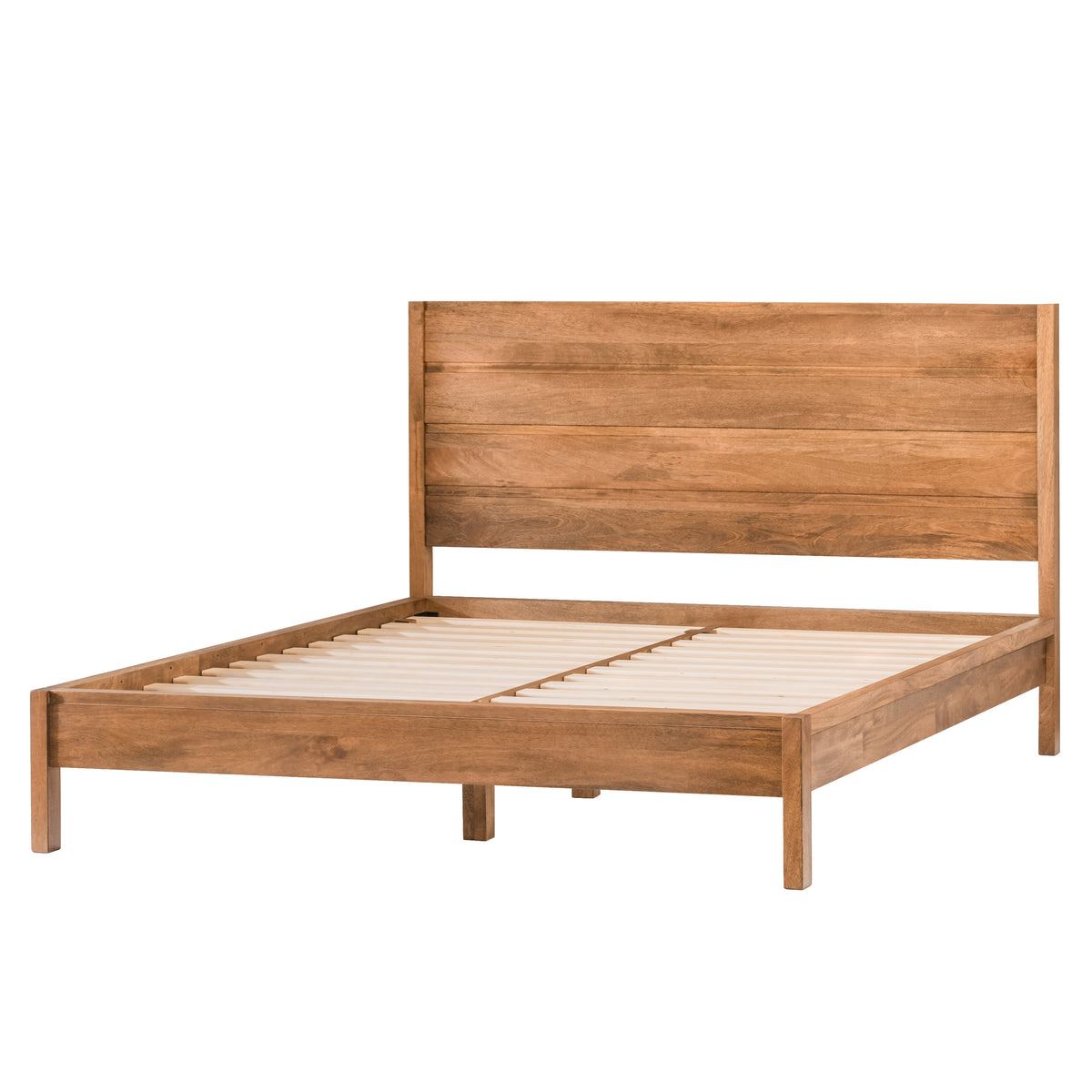 Tivoli Solid Wood Bed - Mid Tone Honey
