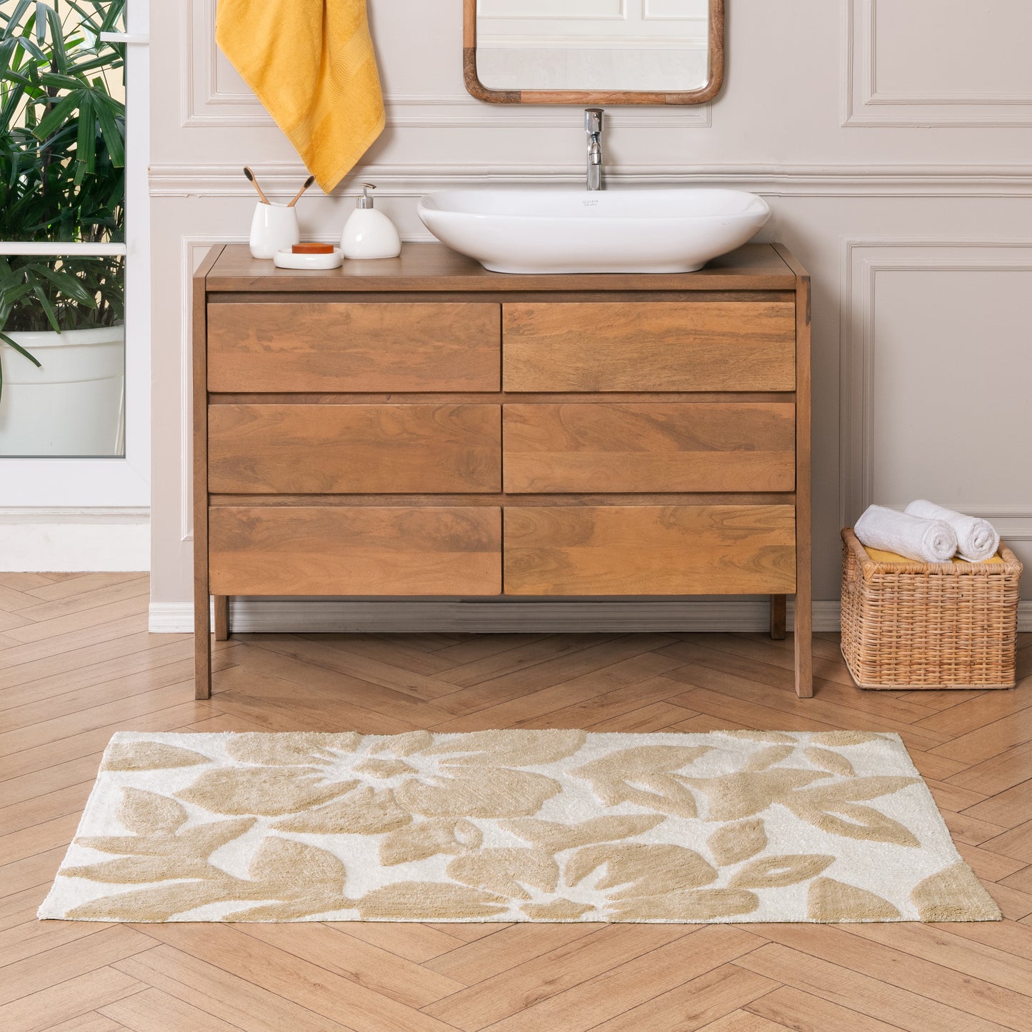 Burlington Leaf Bath Mat - 30"x50"