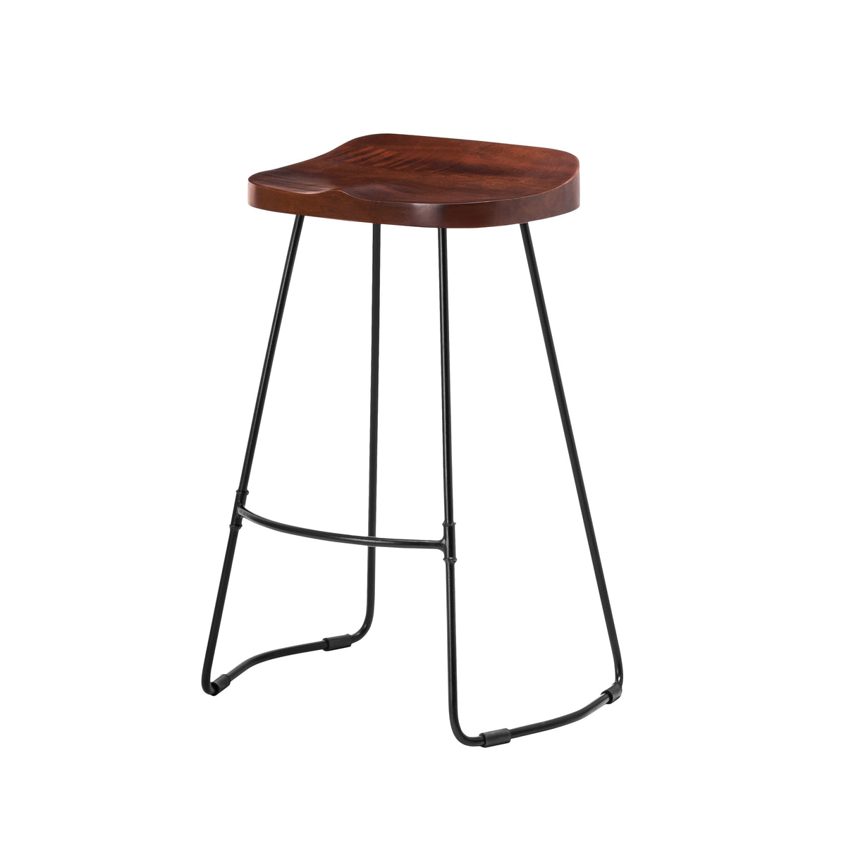 Rombass Counter Stool - Walnut