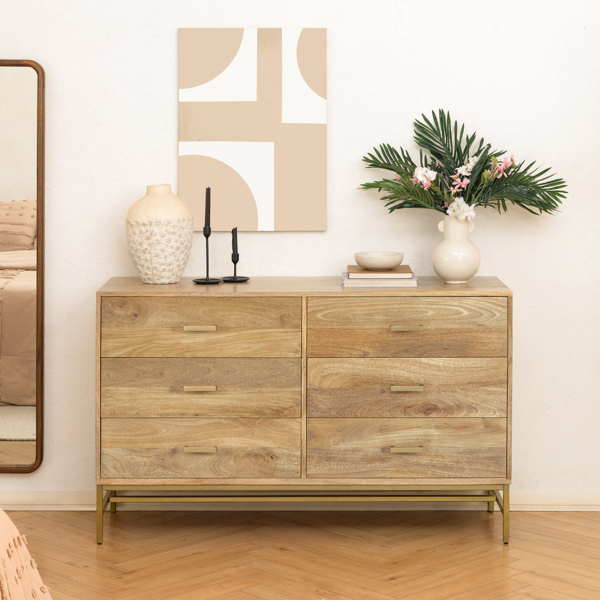 Leah Chest of Drawers - Natural