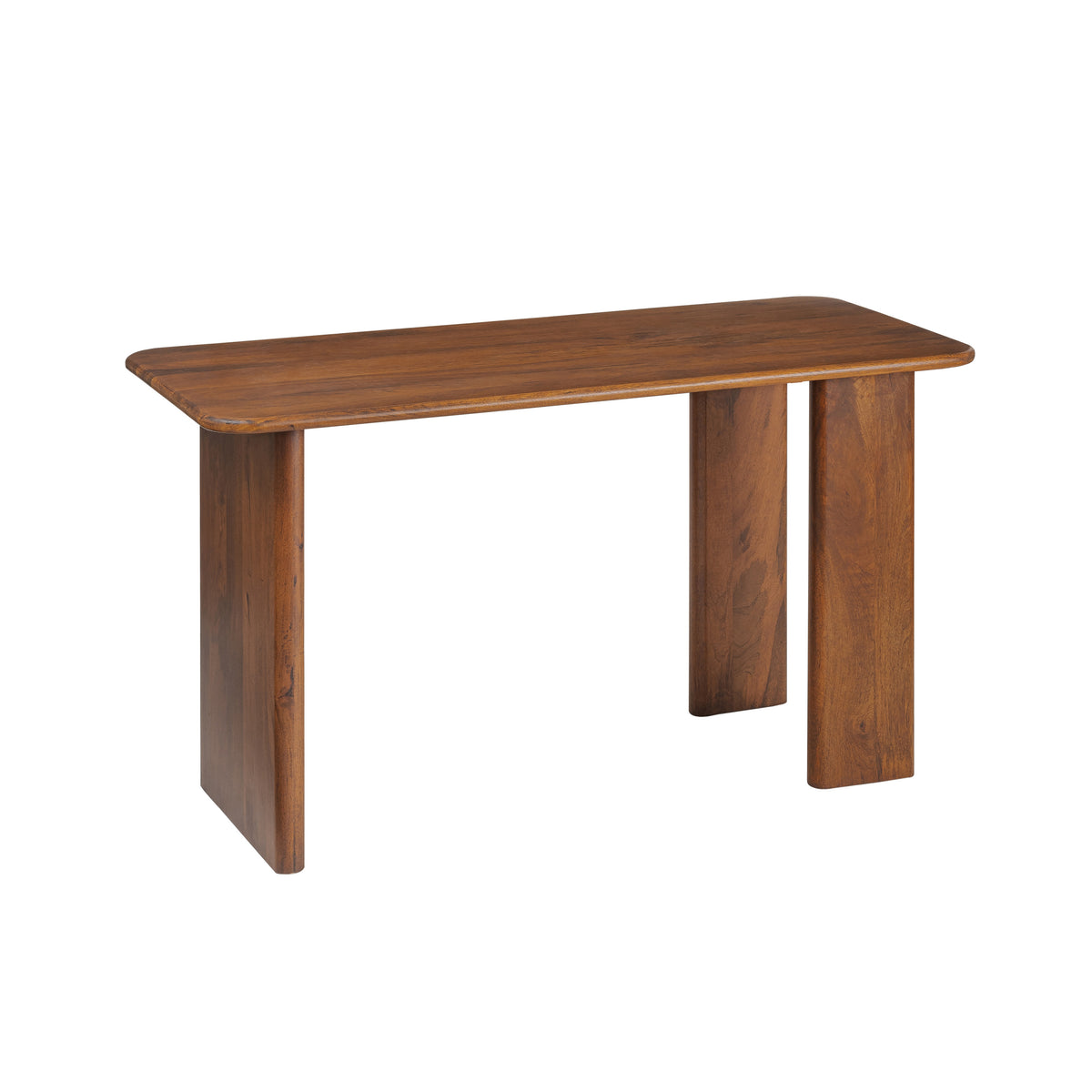 Mia Solid Wood Desk - Walnut