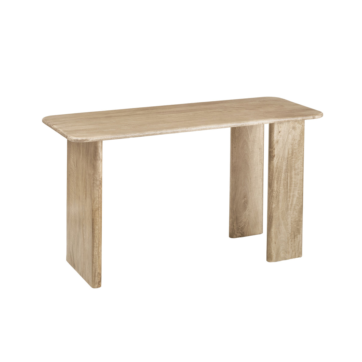 Mia Solid Wood Desk - Warm Sand