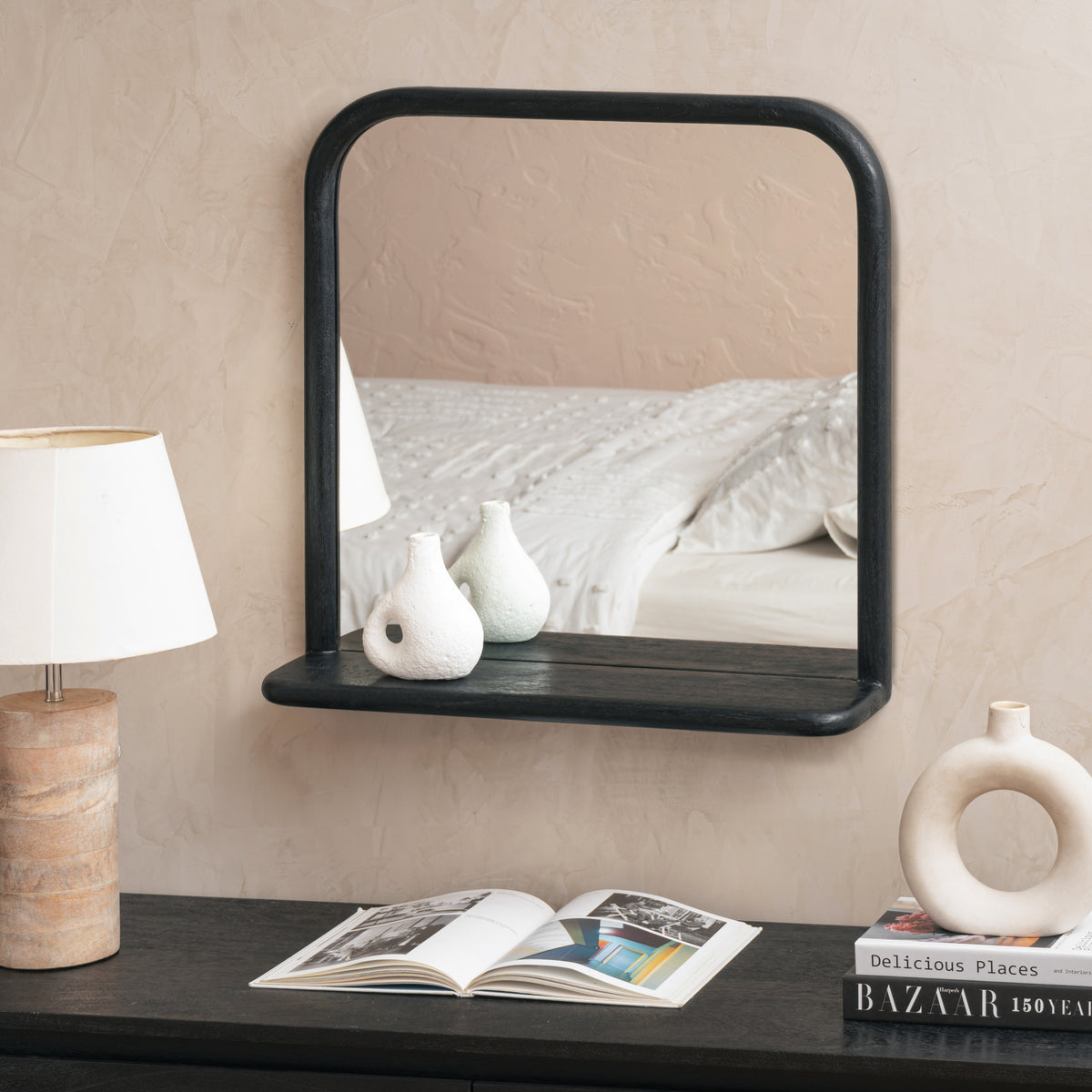 Ricky Accent Wall Mirror - Black