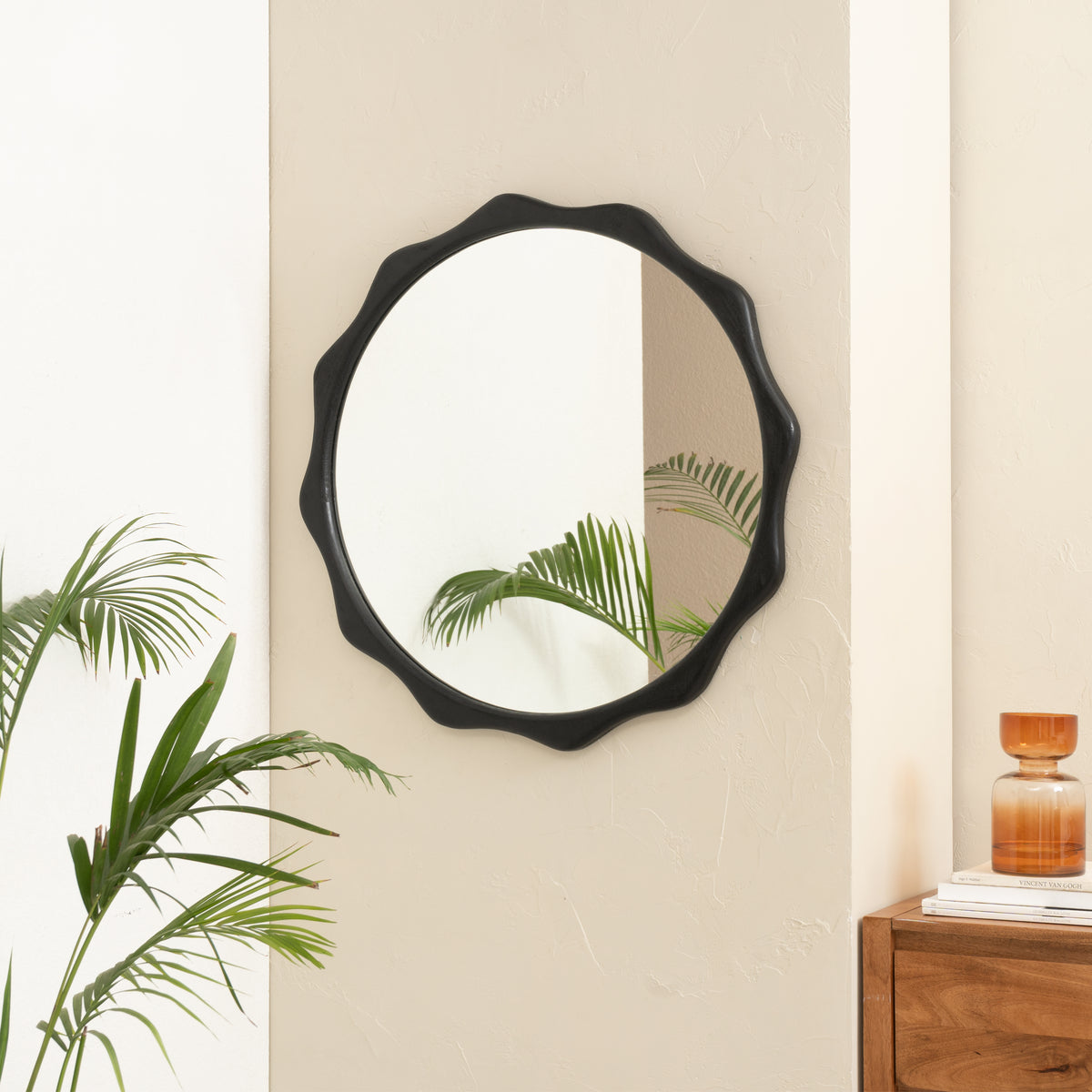 Celeste Accent Wall Mirror - Black